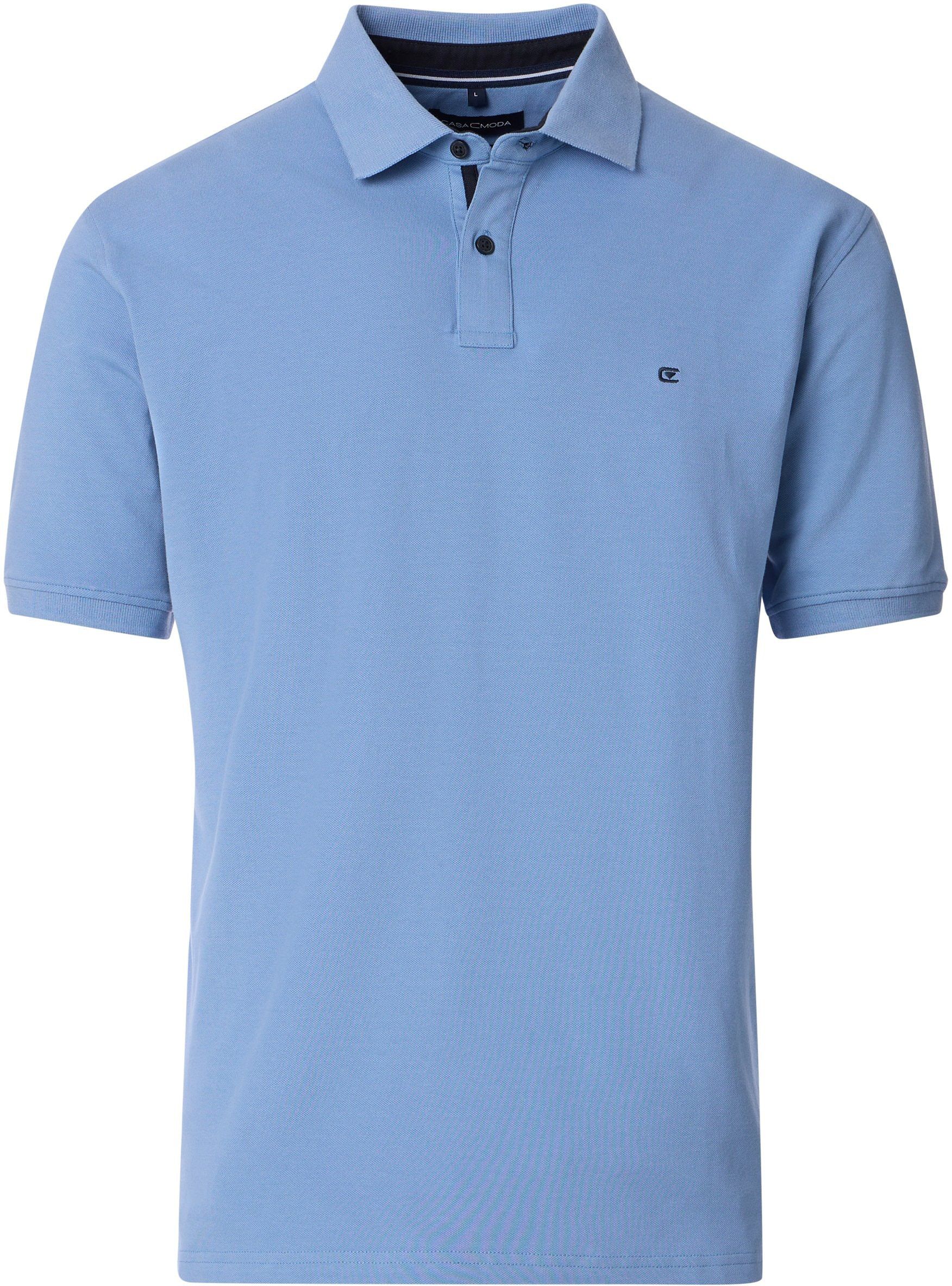 Casa Moda Polo Shirt Stretch Blue  004470-161 order online | Suitable