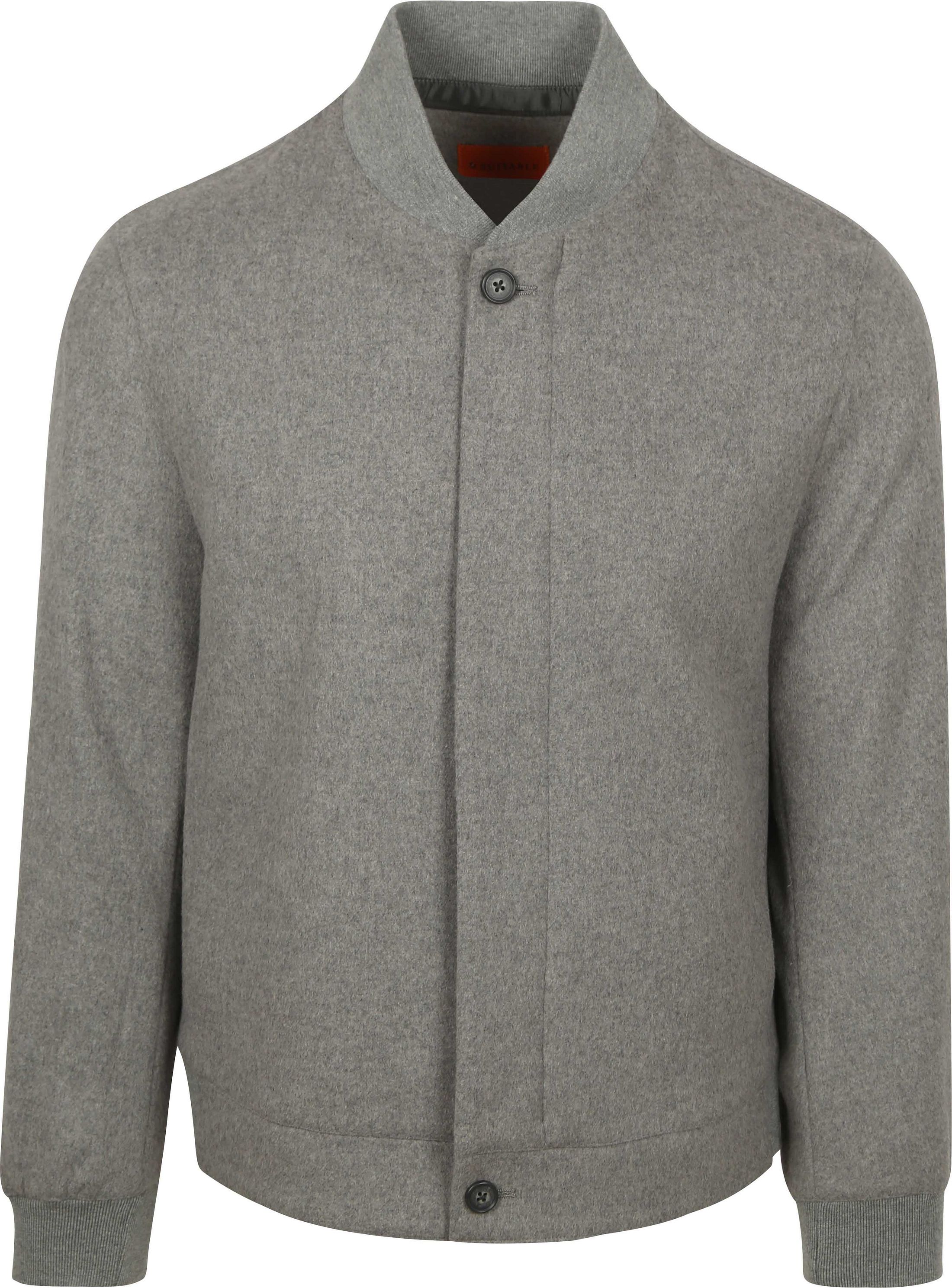 Suitable Bomber Flannel Grey order online | Suitable