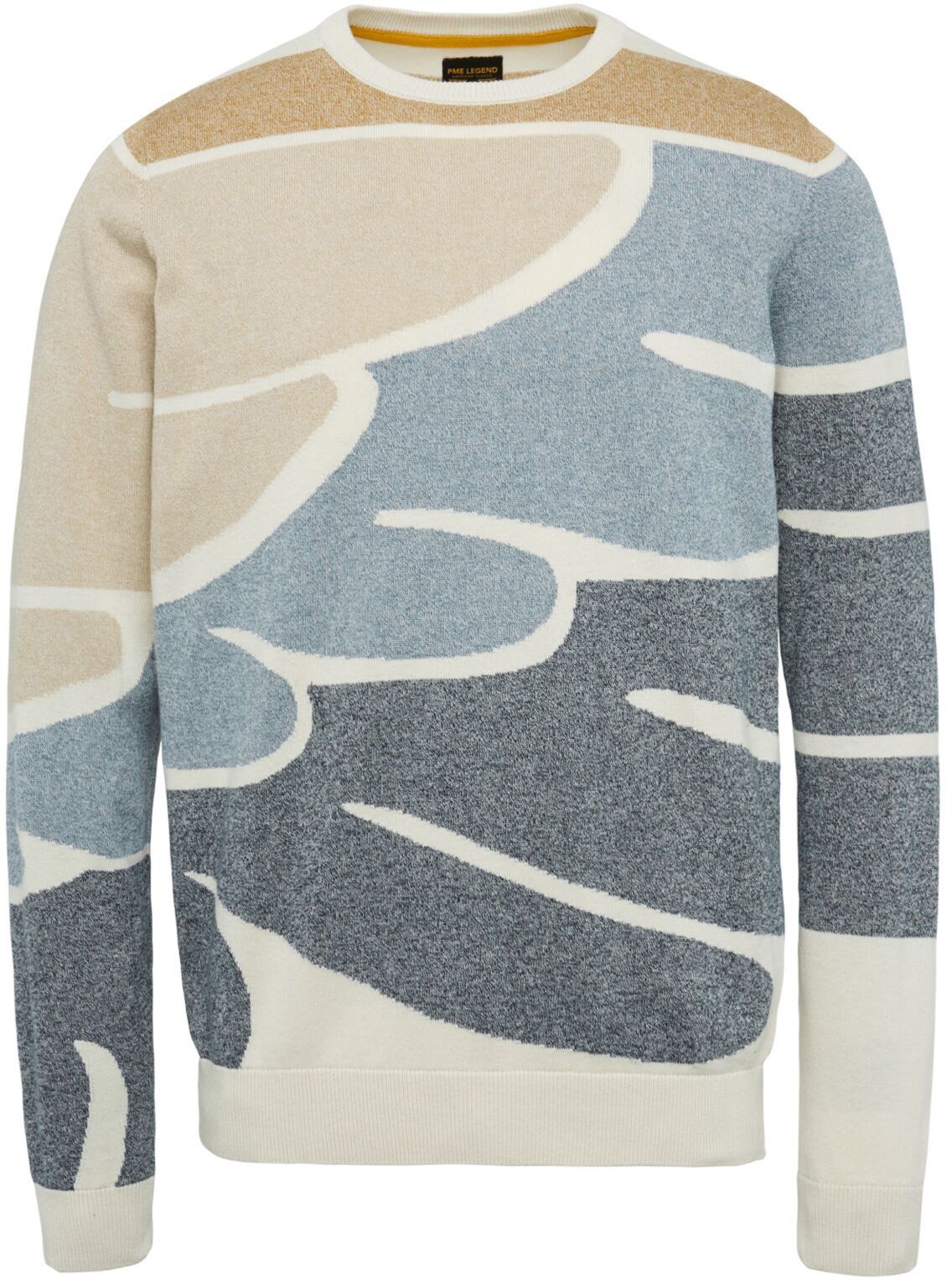 PME Legend Sweater Intarsia Beige size 3XL