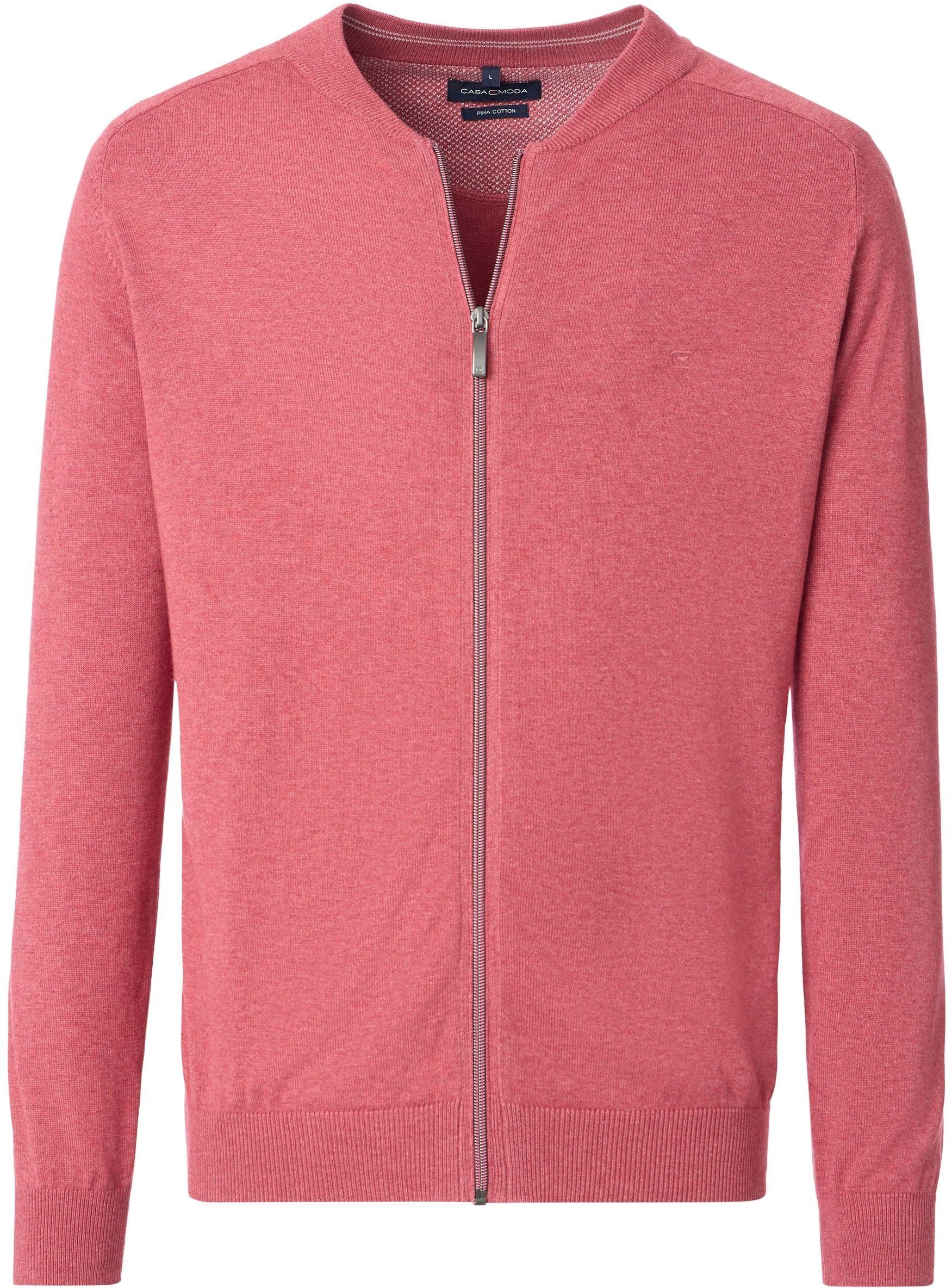 Casa Moda Cardigan Zippé Fresh Brick 004440-412 commander en ligne | Suitable