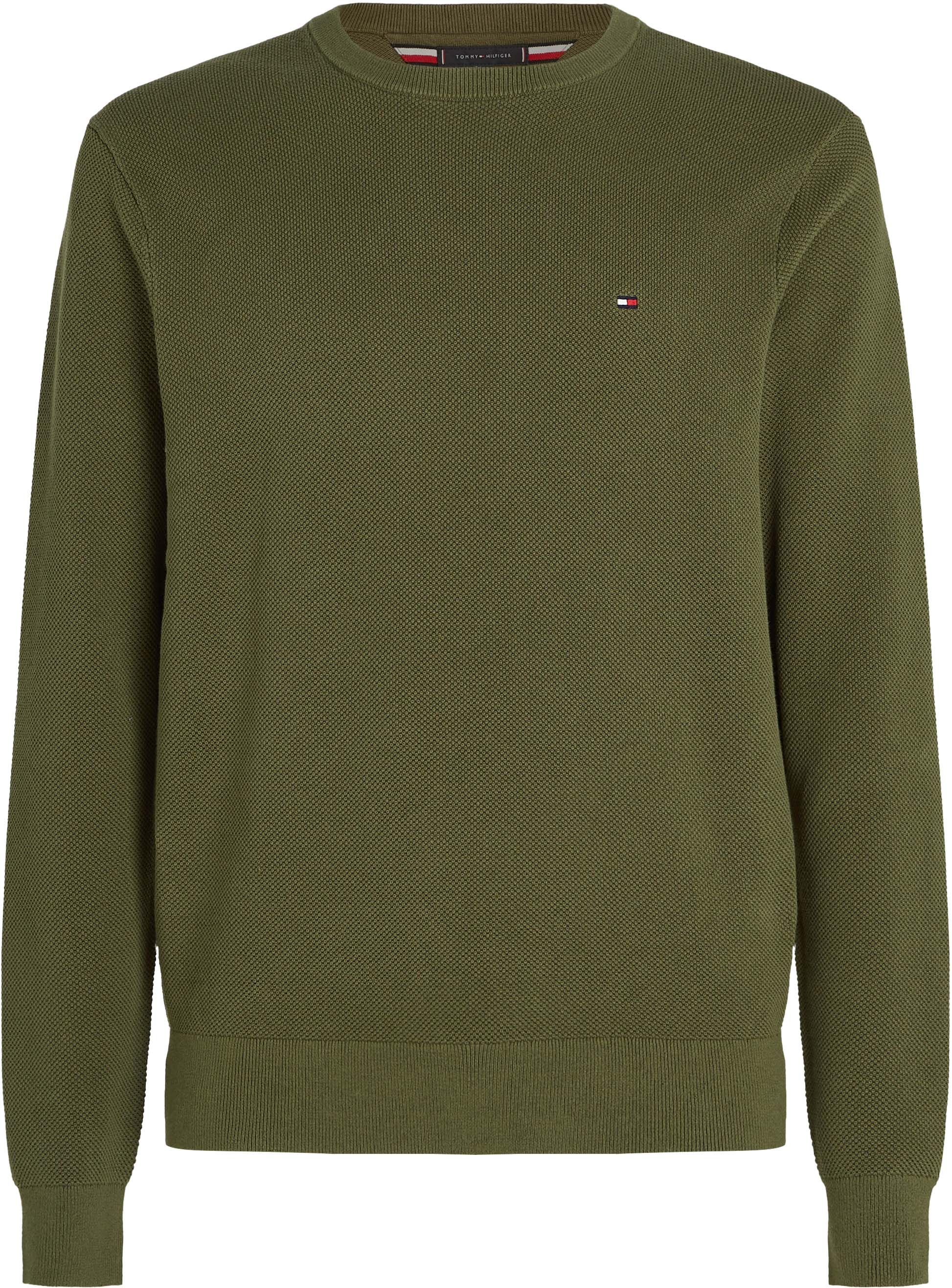 Tommy Hilfiger Sweater Essential Structure Olive Green MW0MW36347-MSH order online | Suitable