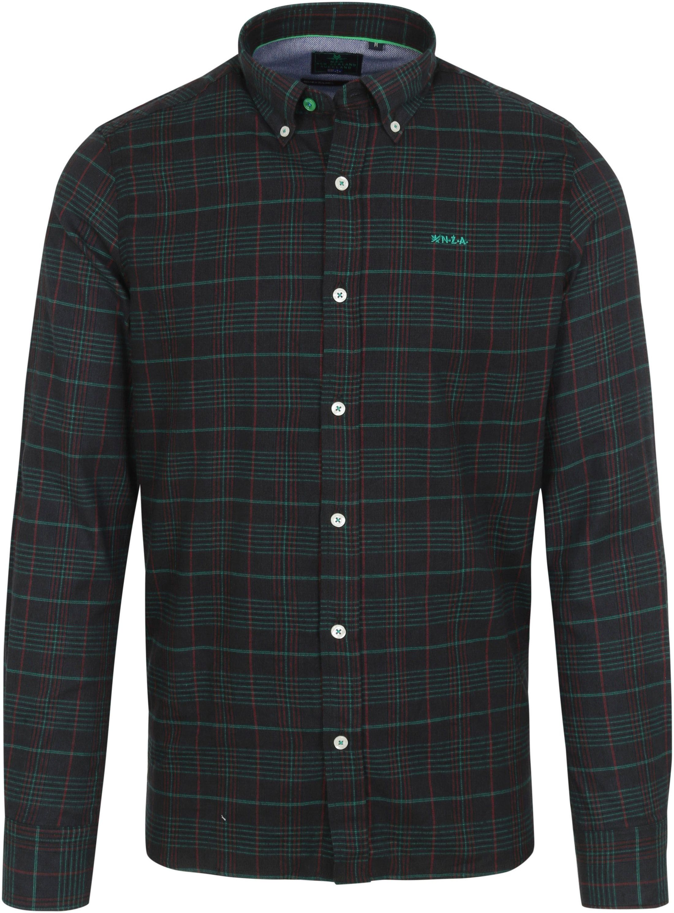 NZA Shirt Opouri Plaid Green size 3XL