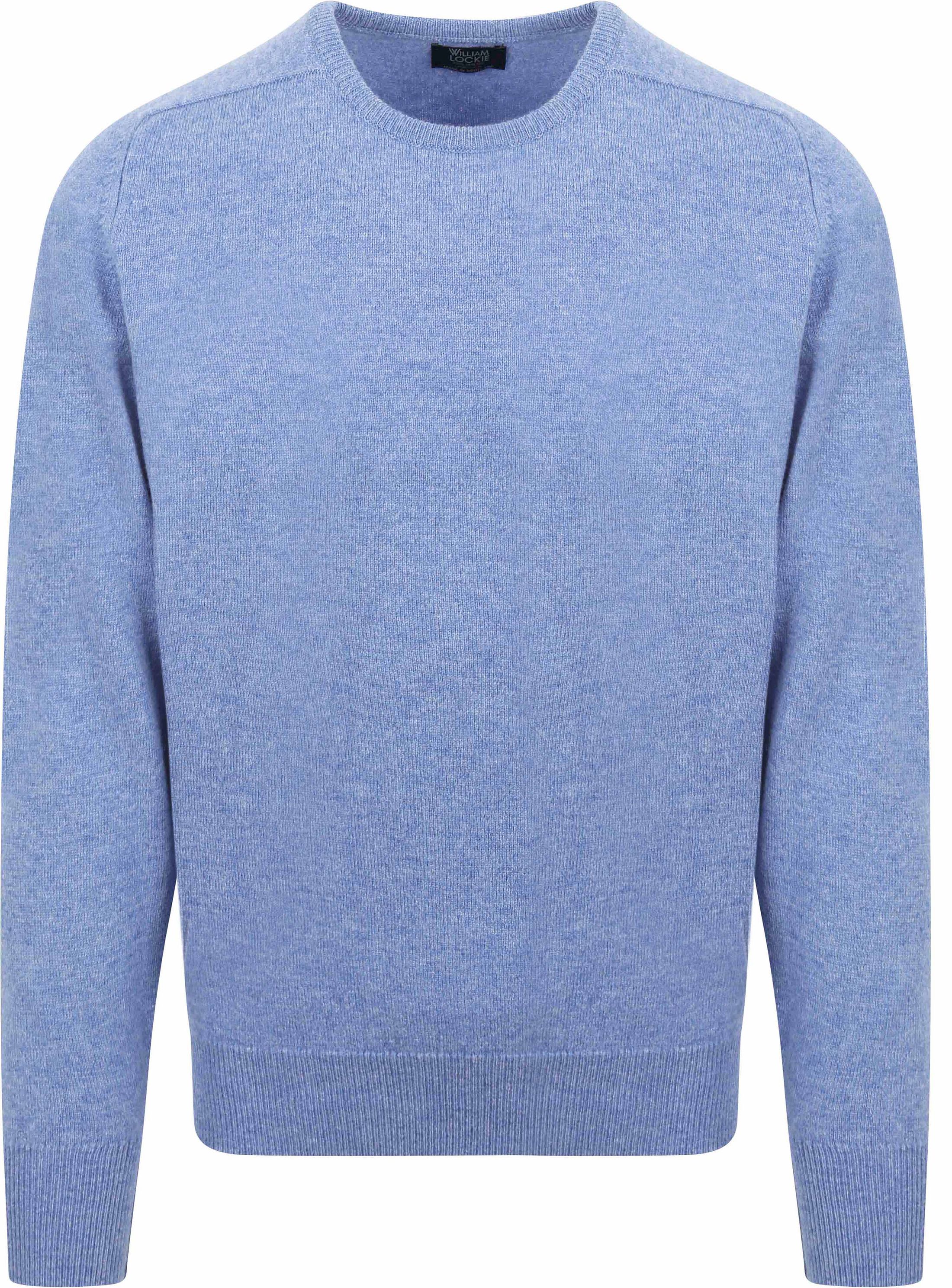 William Lockie Pullover O-neck Lambswool Glacier 7097DF-82 Glacier order online | Suitable