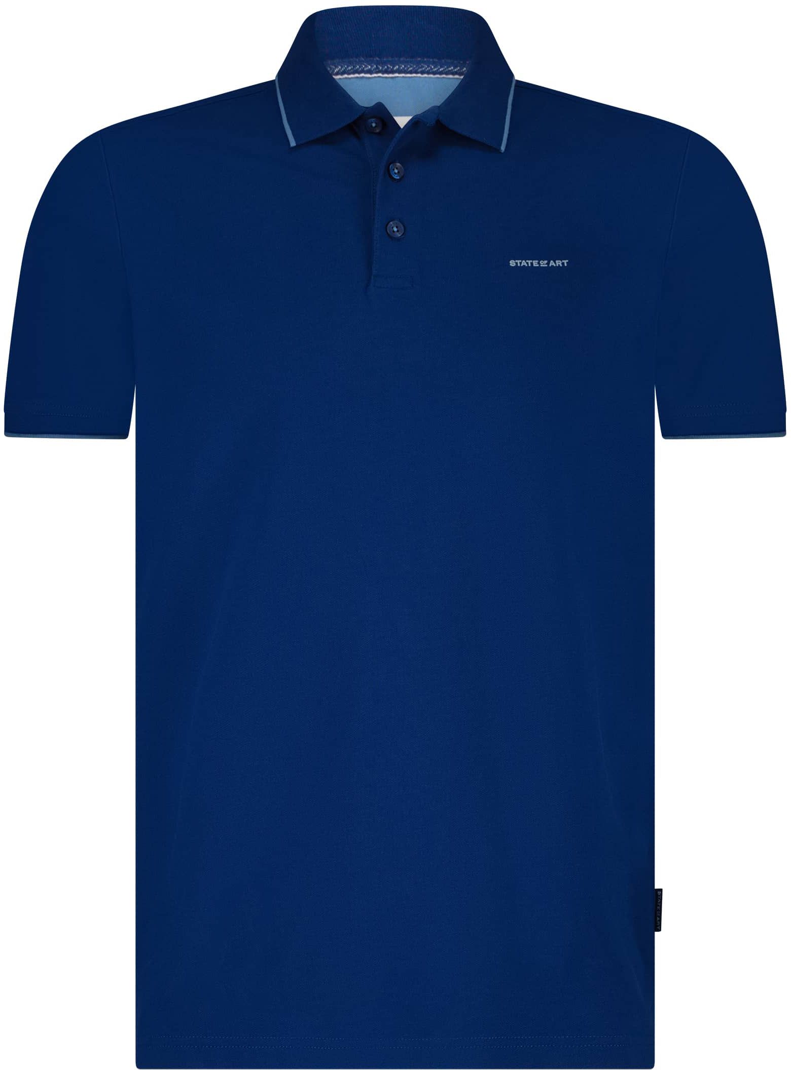 State of Art Poloshirt Piqué Cobalt Blue order online | 46115400-5700 | Suitable Norway