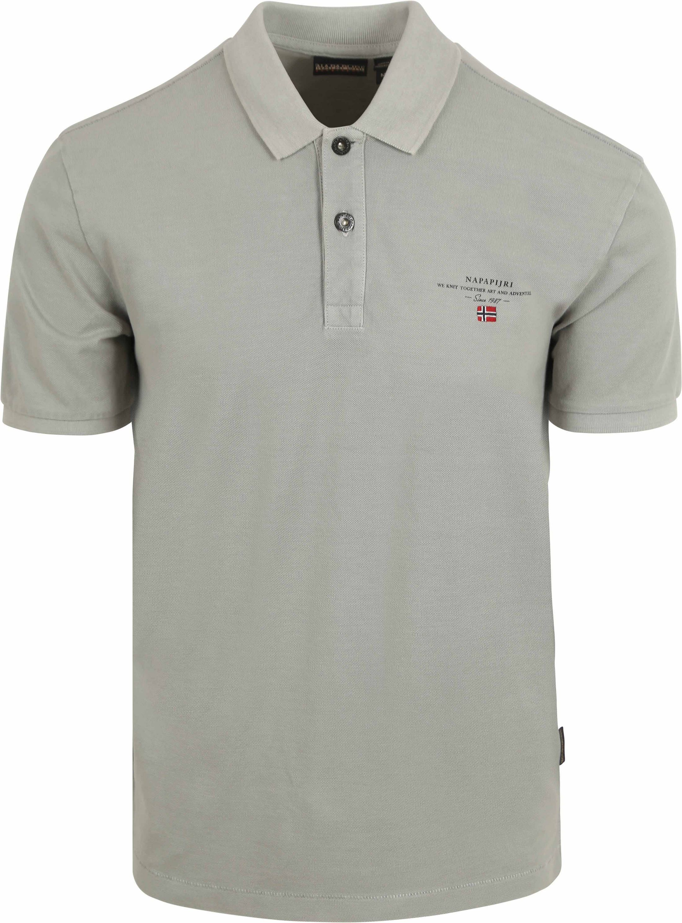 Napapijri Polo Elbas Grey NP0A4GDLH621 order online | Suitable