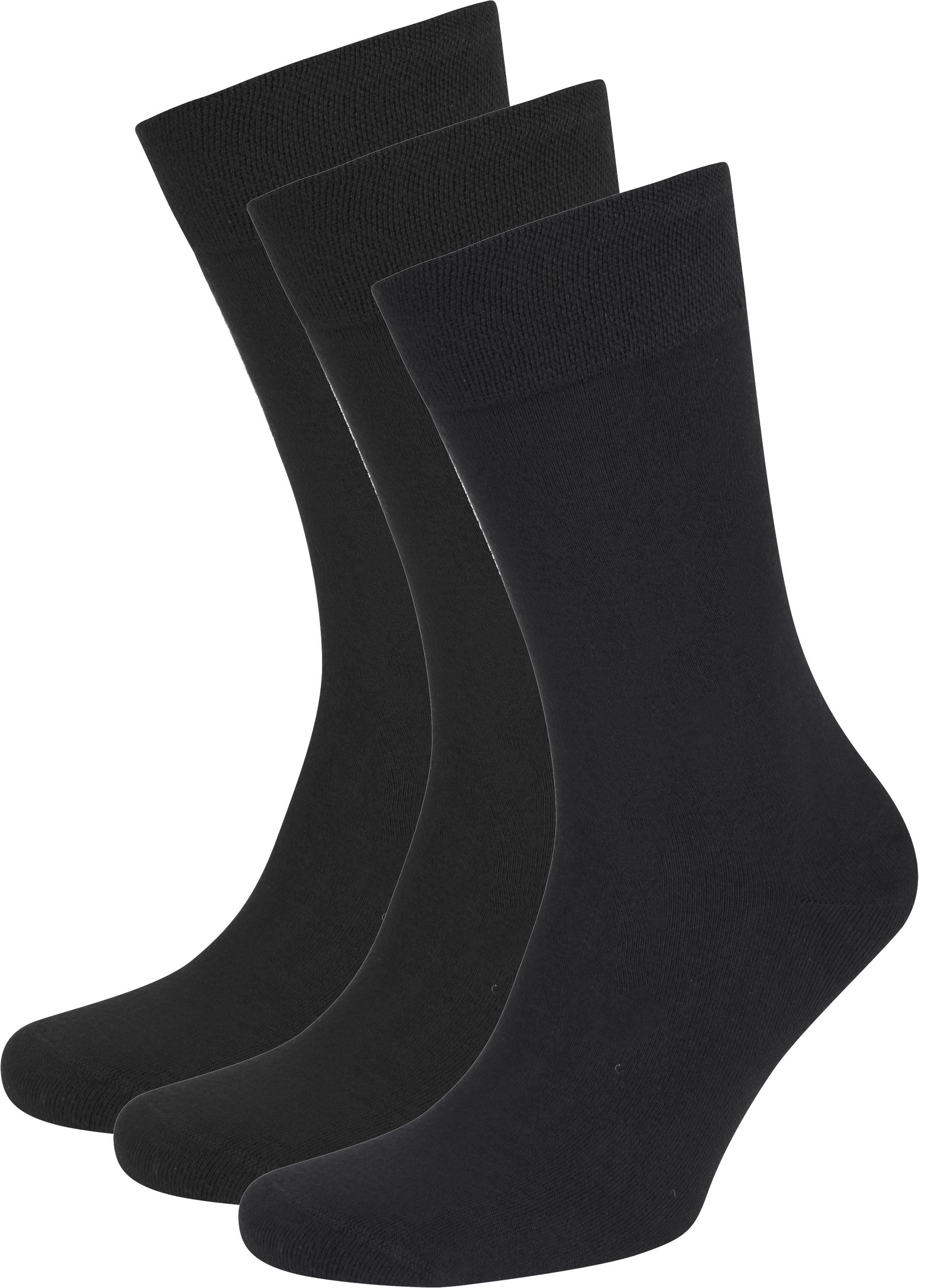 Suitable Socks 3-Pack Black size 39-42