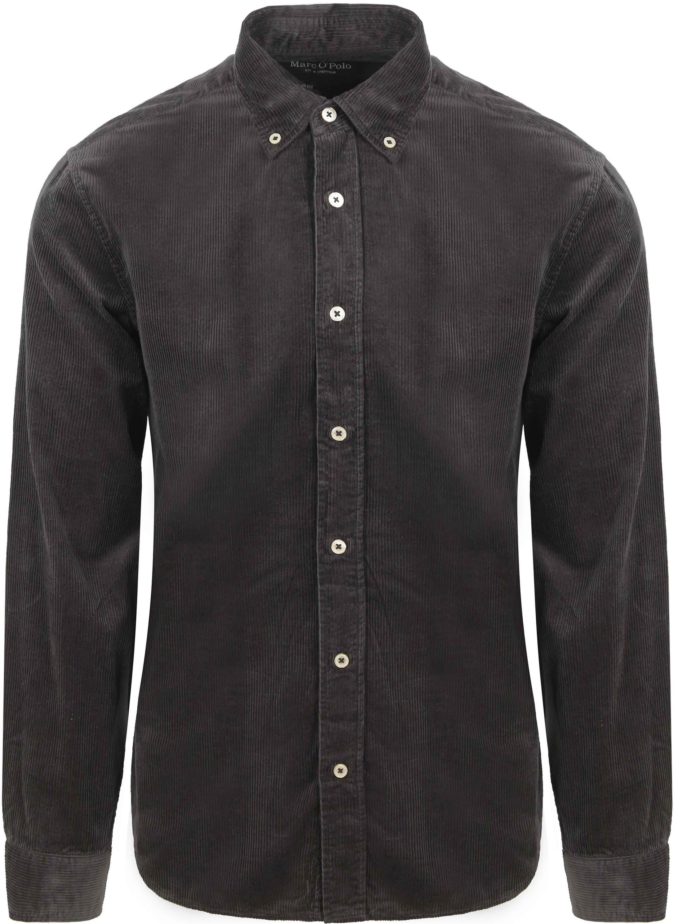Marc O'Polo Shirt Corduroy Anthracite order online | 429730942172-985 | Suitable Lithuania
