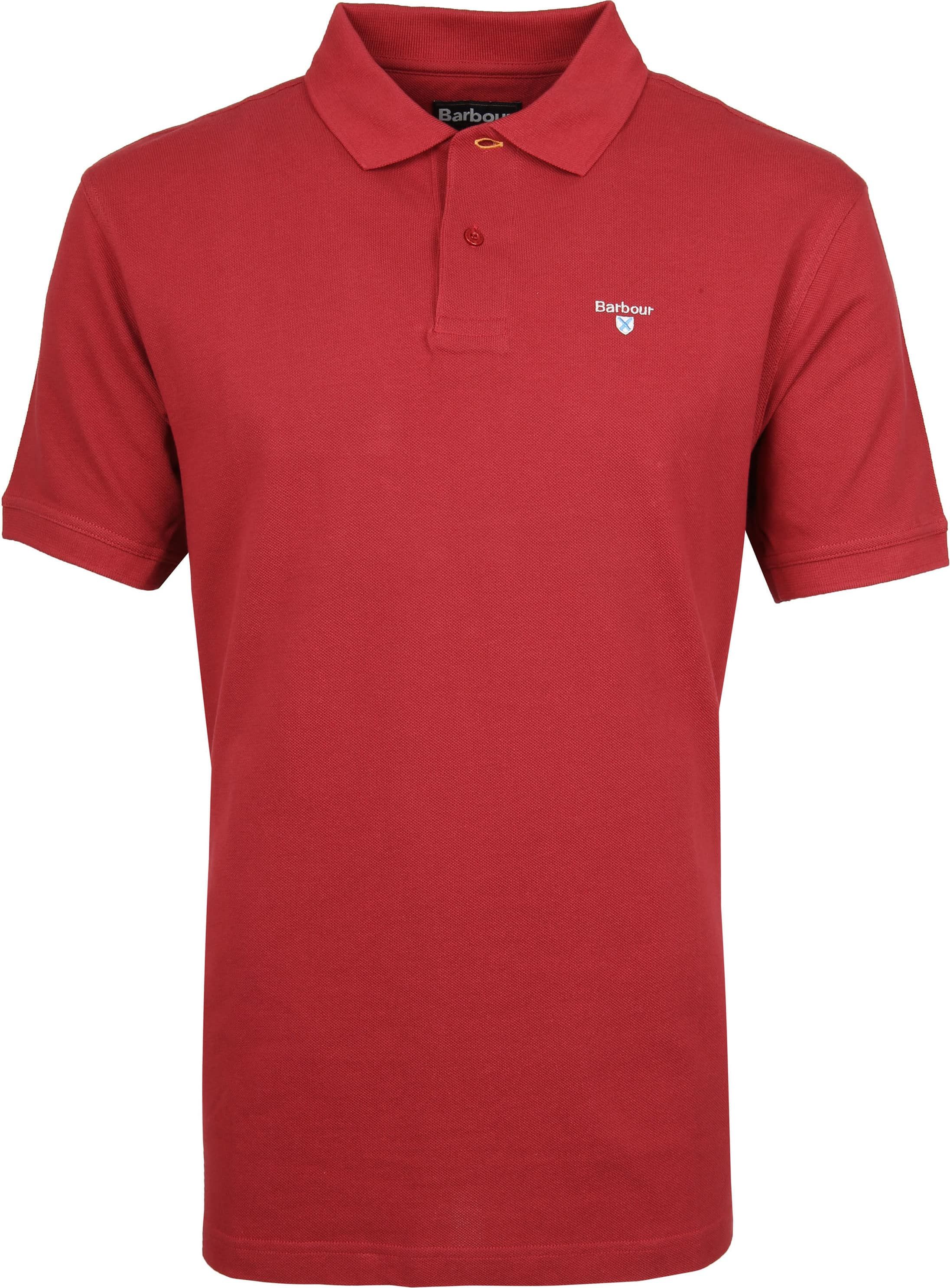 Barbour Basic Polo Shirt Red size L