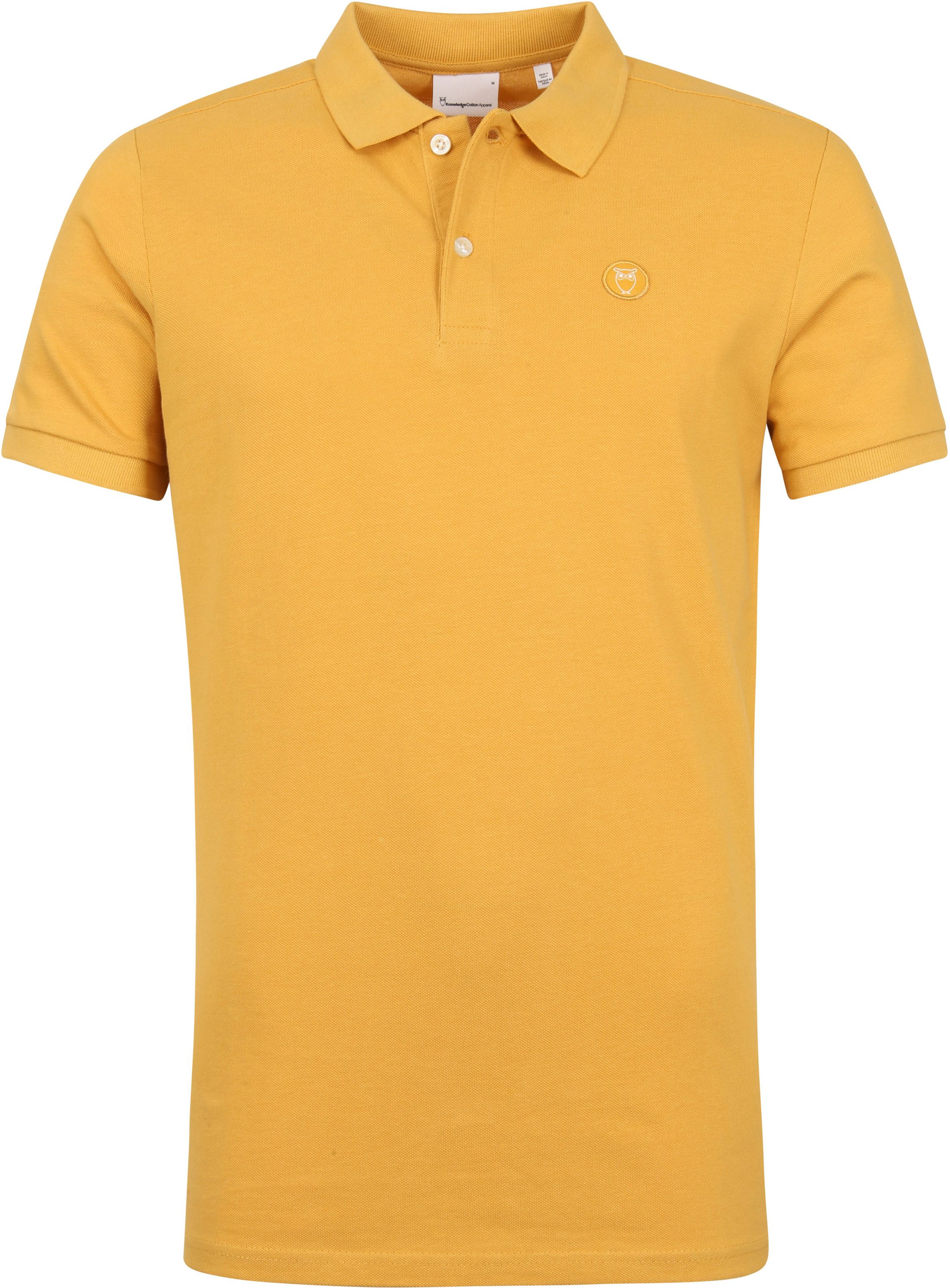 KnowledgeCotton Apparel Polo Shirt Rowan Yellow size L
