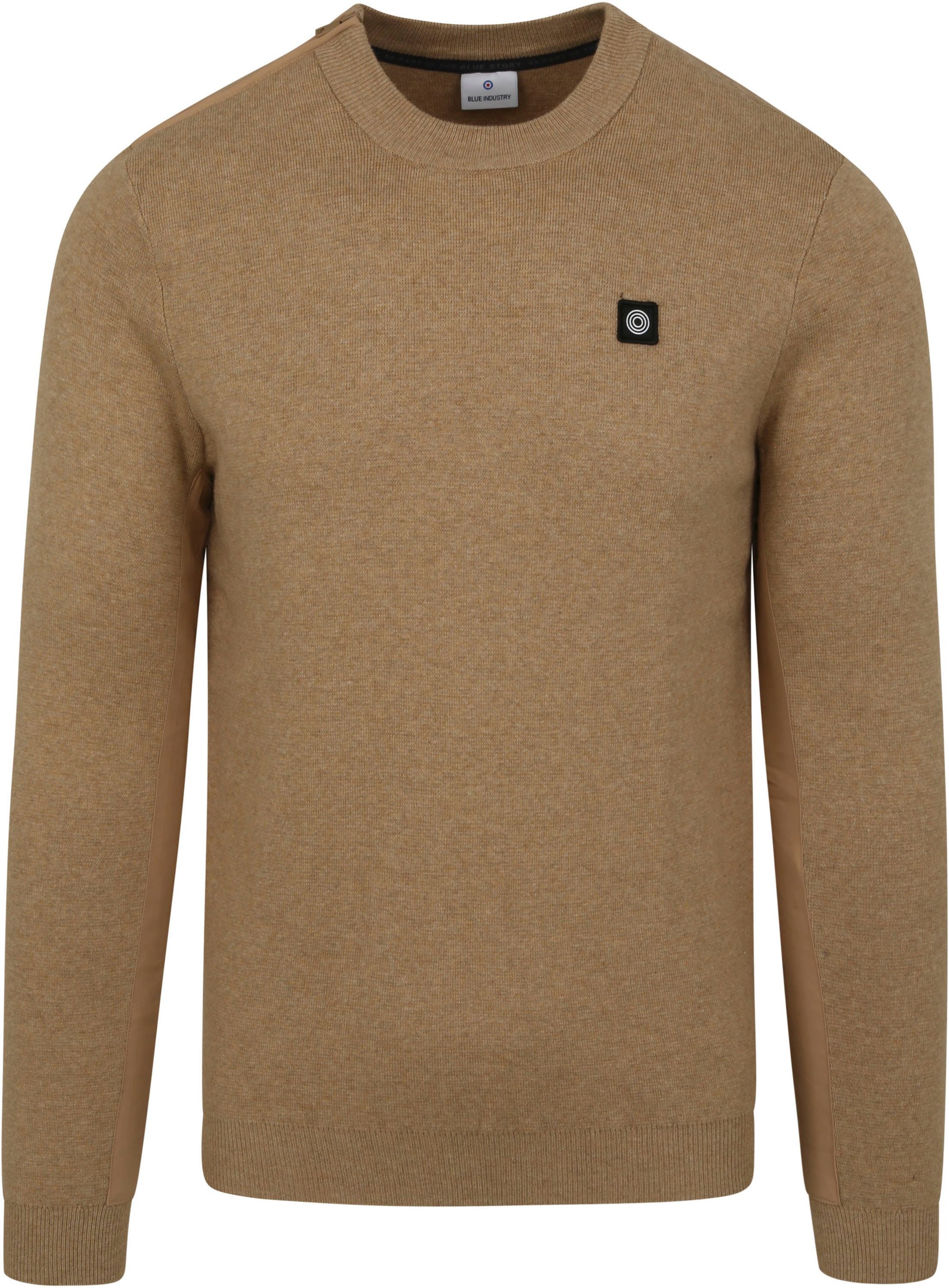 Blue Industry Sweater Zipper Beige size L