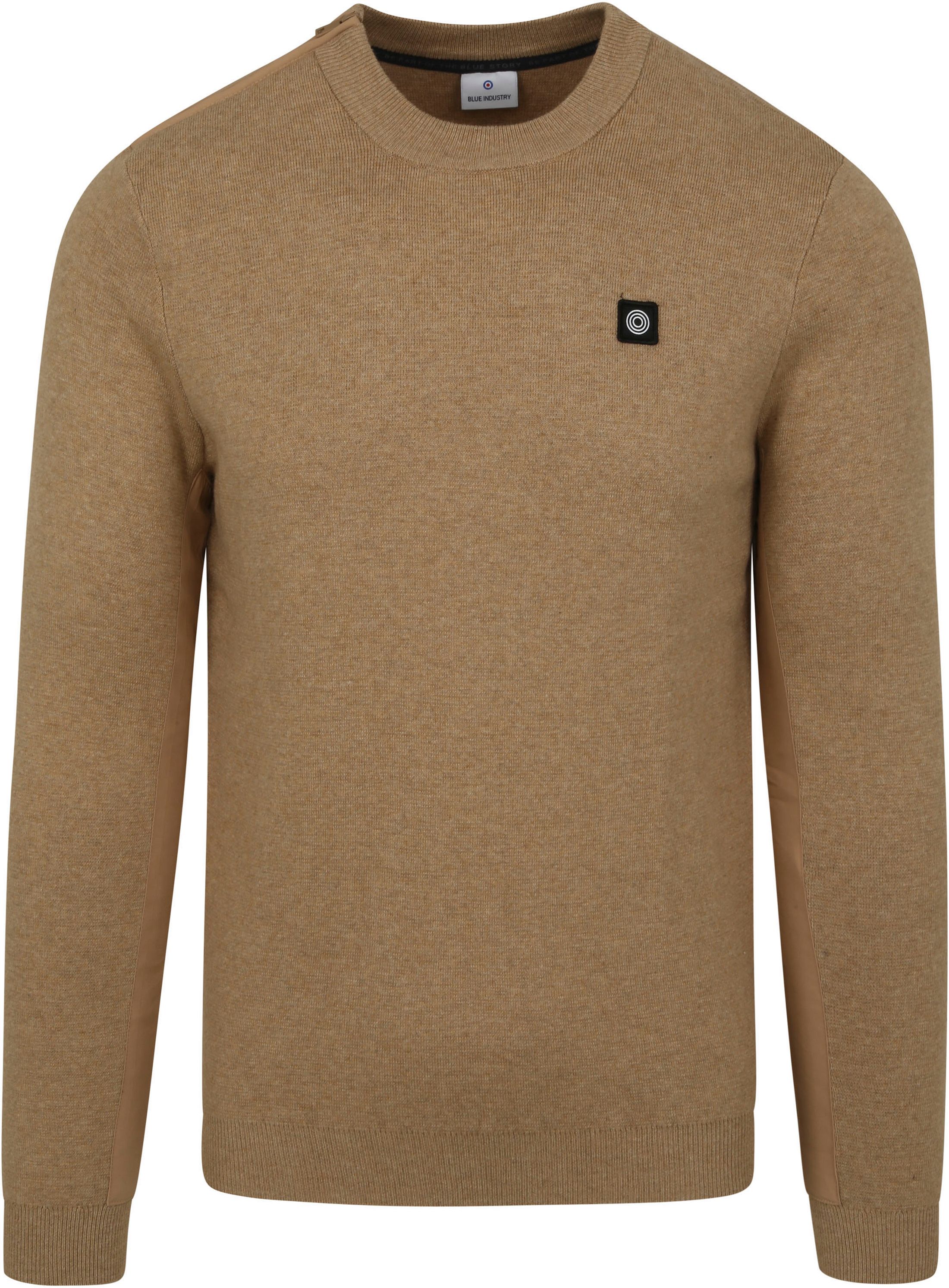 Blue Industry Sweater Beige Zipper KBIW22-M28 Camel order online | Suitable