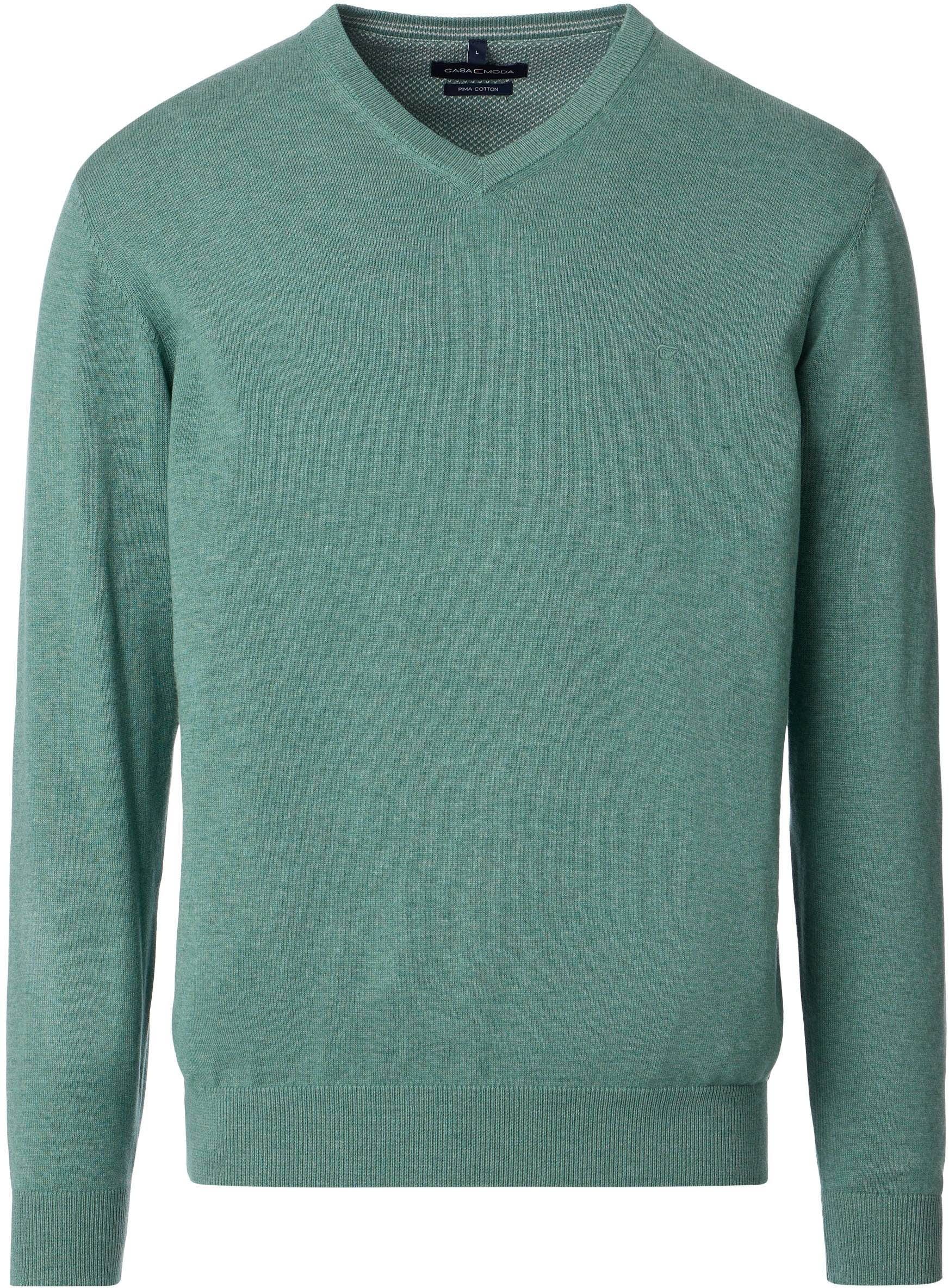 Casa Moda Pullover V-Ausschnitt Sea Green 004430-369 kaufen | Suitable