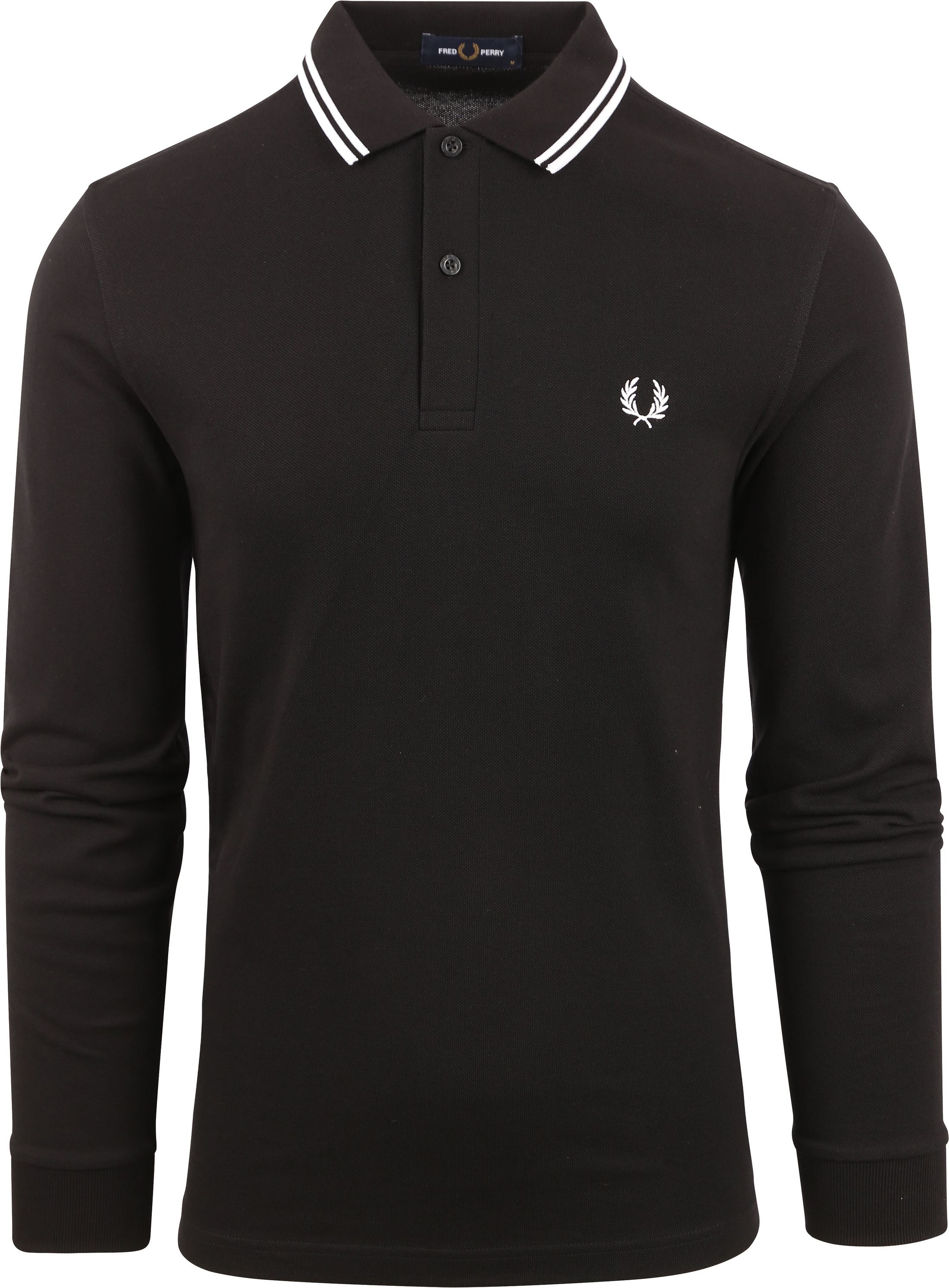 Fred Perry Langarm-Poloshirt Schwarz 350 M3636-350 kaufen | Suitable
