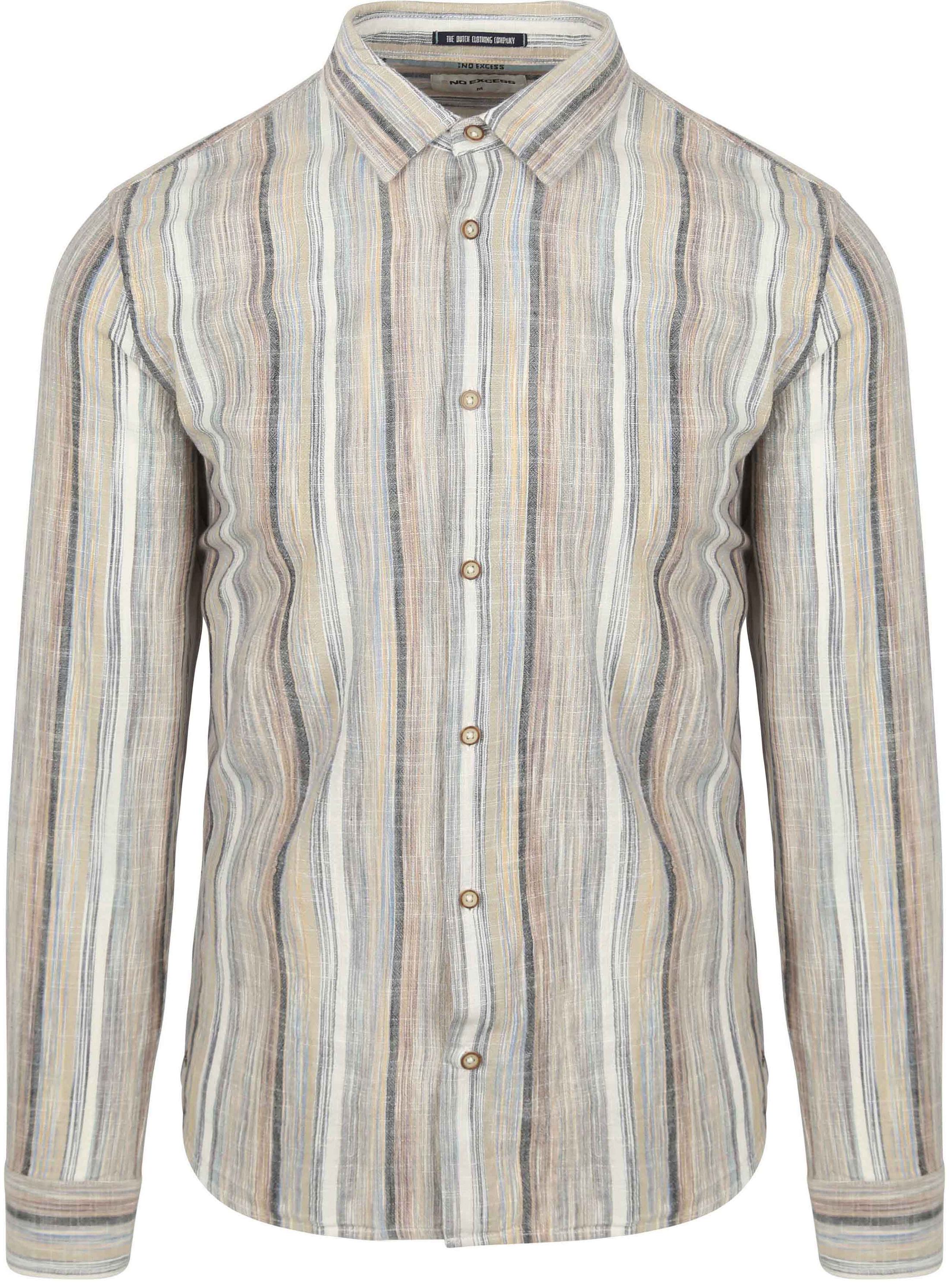 No Excess Chemise Beige Rayé 27400340-030 commander en ligne | Suitable
