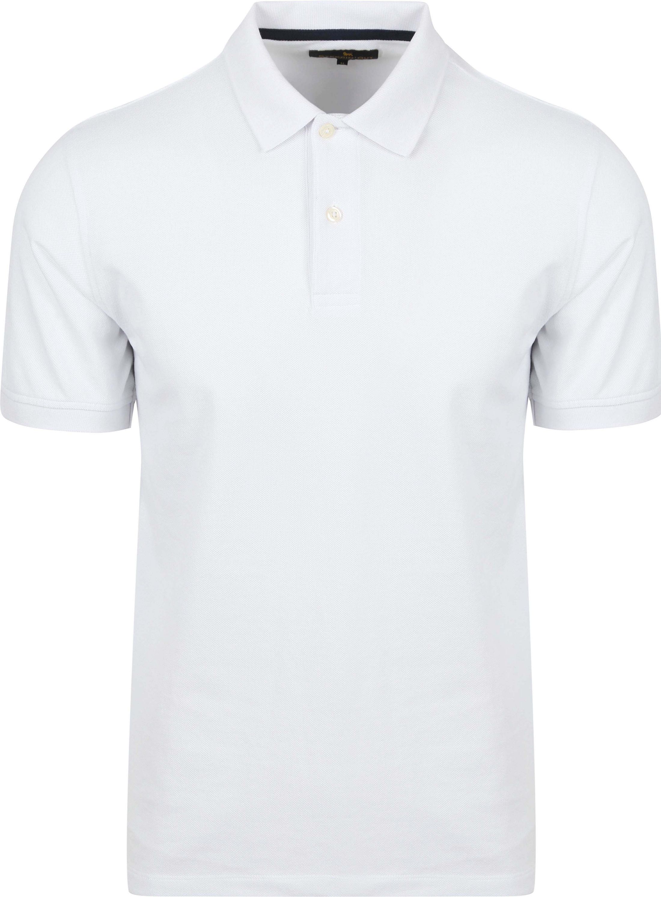 Steppin' Out Polo Shirt Piqué Classic White PO-PIQ-STEP-02 white order online | Suitable