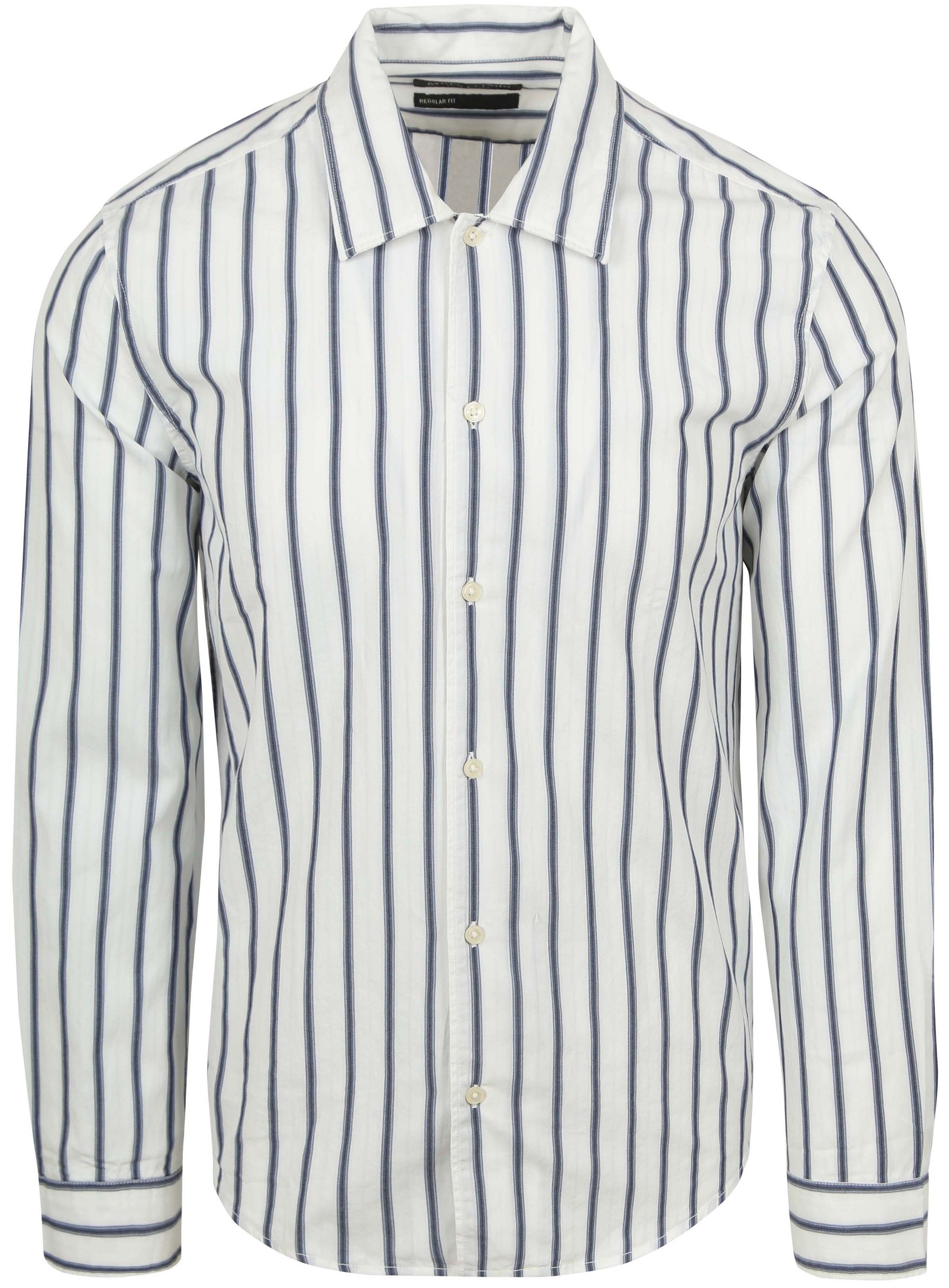 Marc O'Polo Overhemd Stripe Blue 522721642598-B89 order online | Suitable