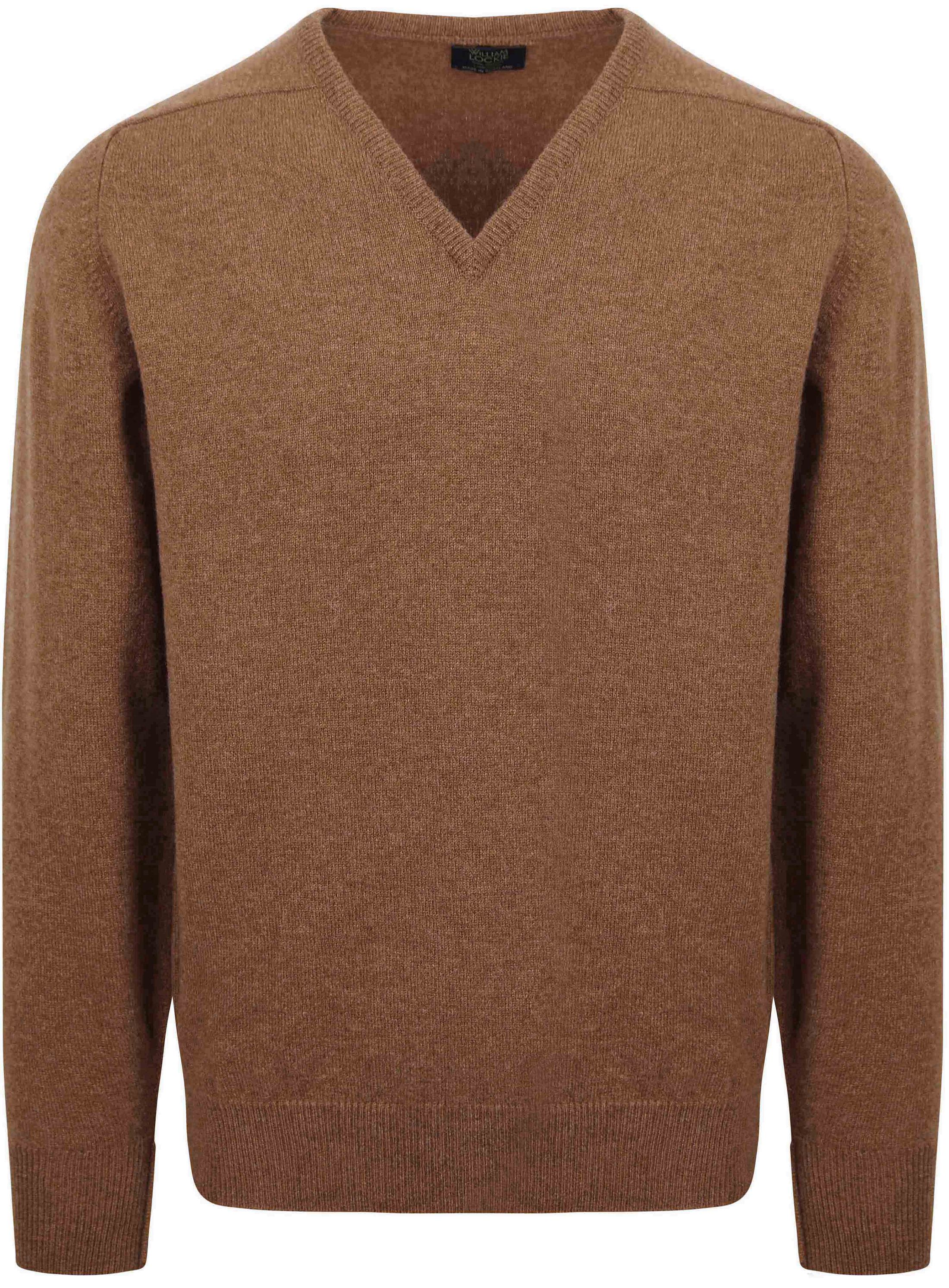 William Lockie V-Ausschnitt Pullover Lammwolle Driftwood 7092DF-129 Driftwood kaufen | Suitable