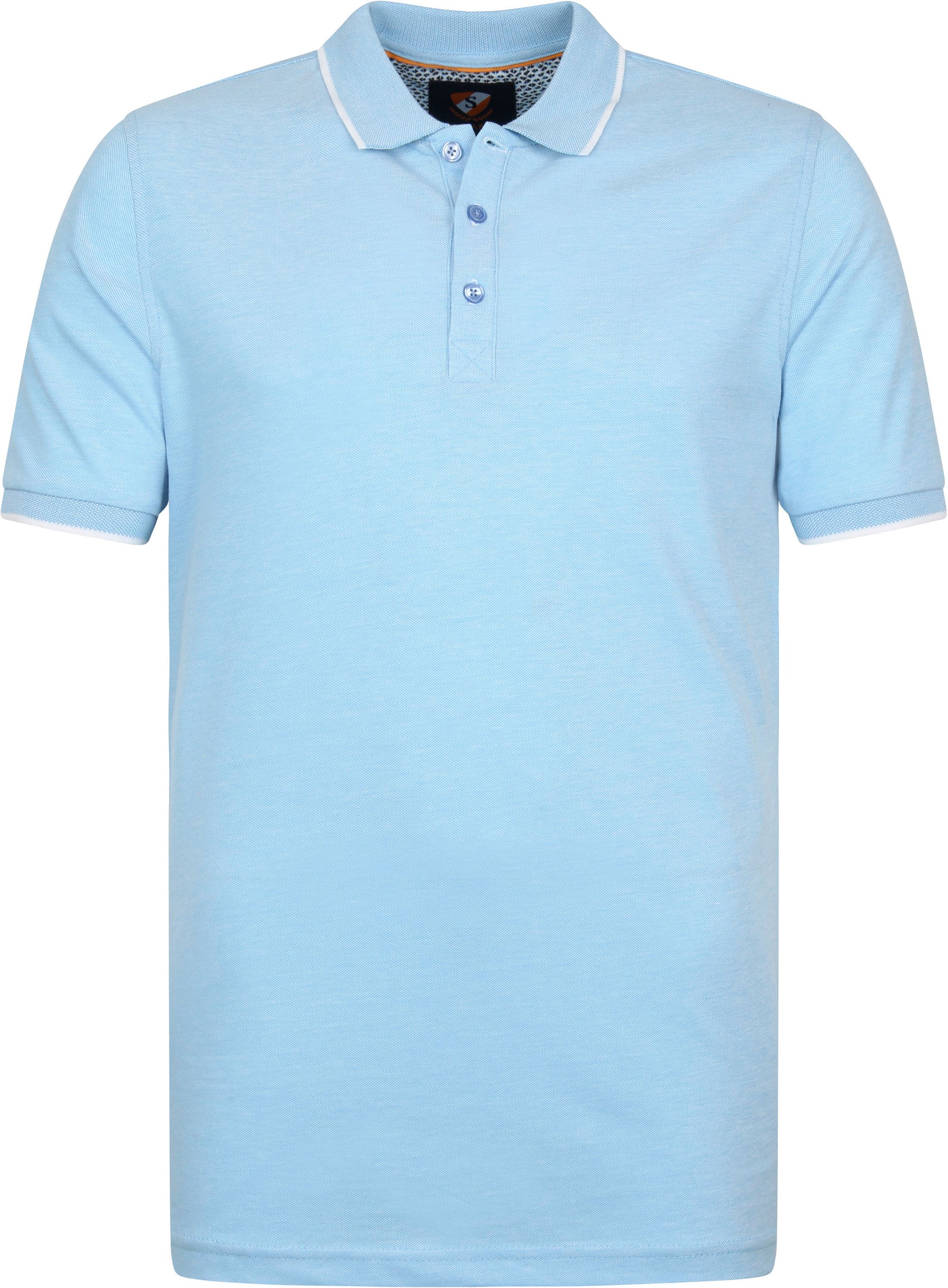 Suitable Oxford Polo Clair Bleu clair Bleu taille S