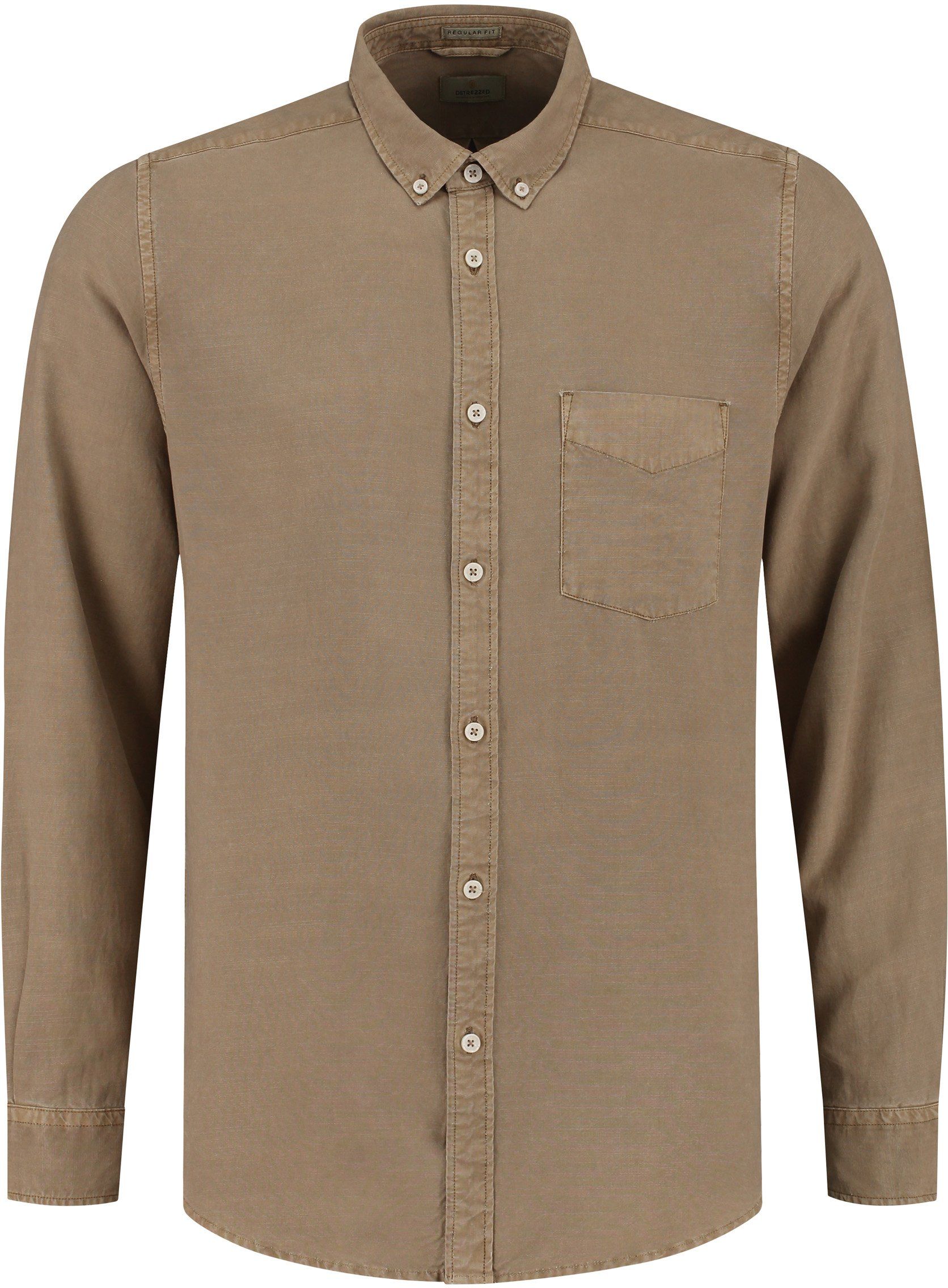 Dstrezzed Shirt Tencel Brown size L