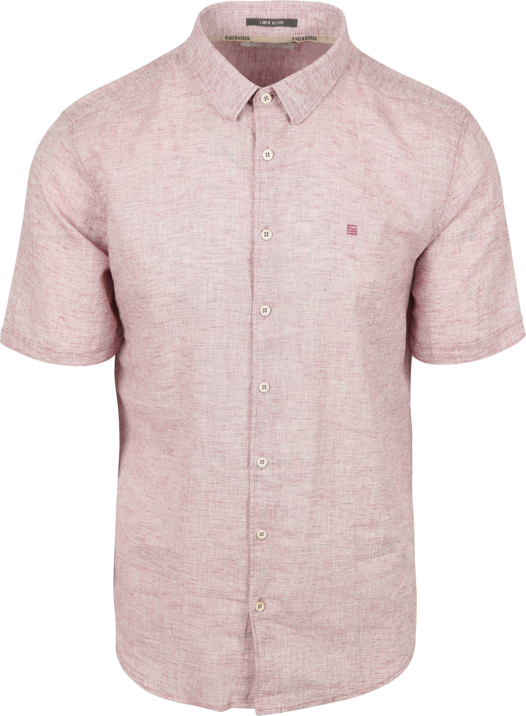 No Excess Short Sleeve Shirt Linen Blend Pink 27480217-146 order online | Suitable