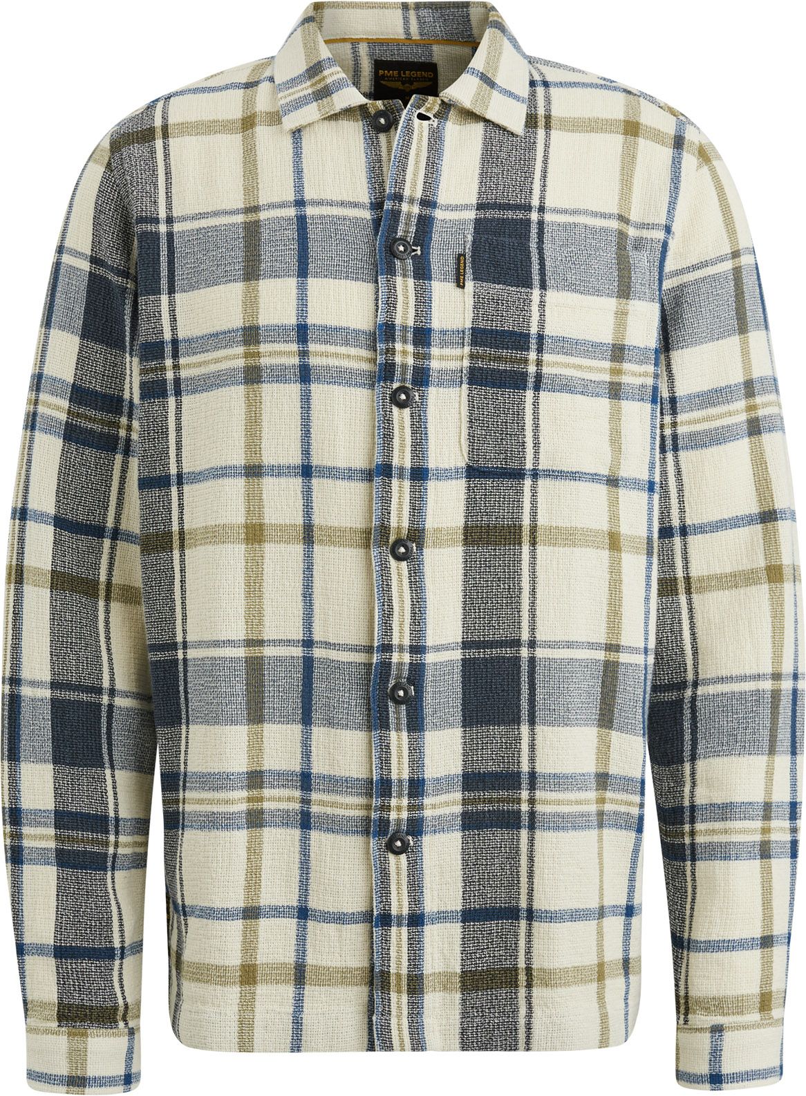 PME Legend Overshirt Checks Ecru order online | PSI2408207-7013 | Suitable Spain