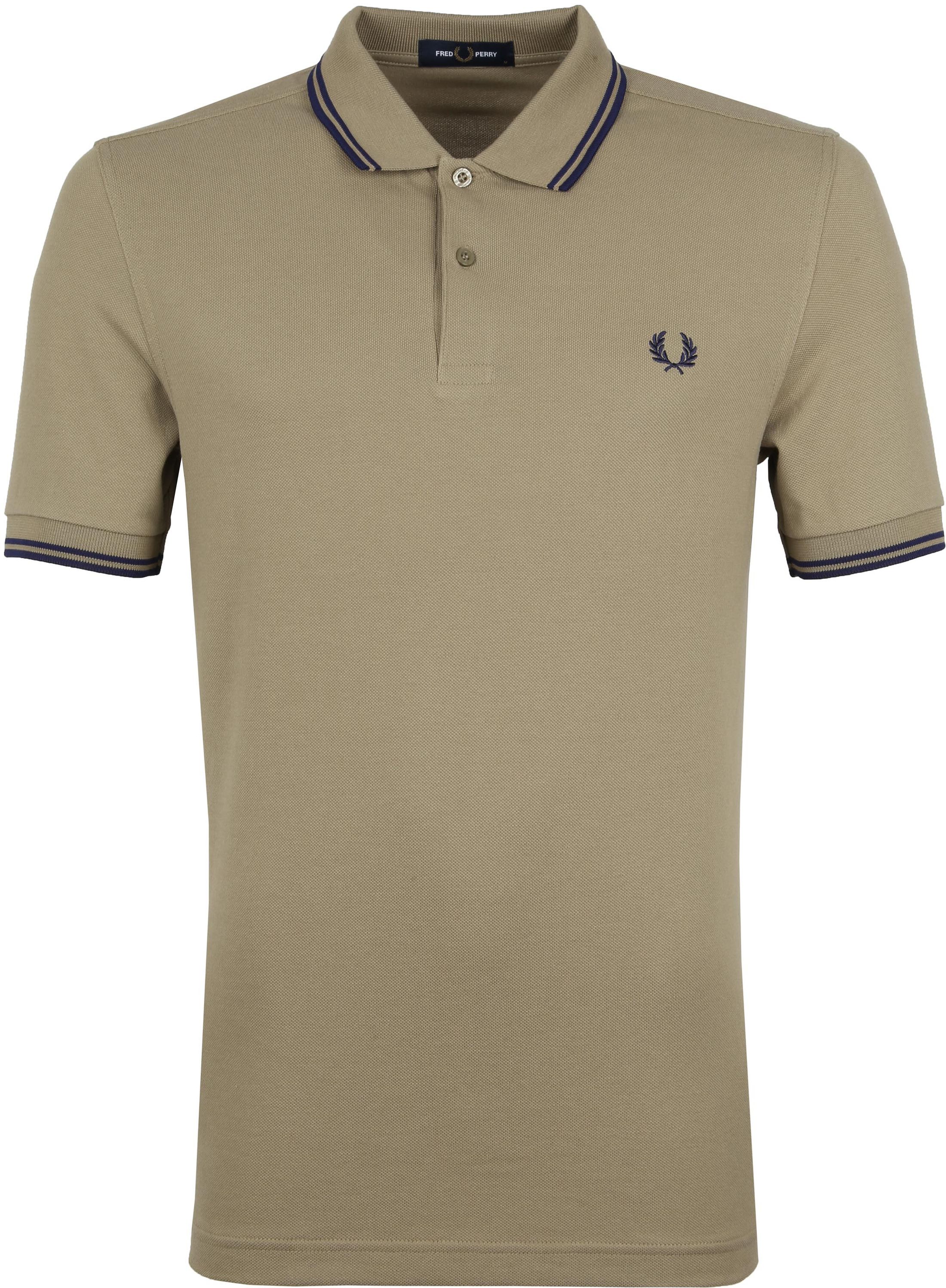 Fred Perry Polo Shirt M3600 N47 Green Beige size S
