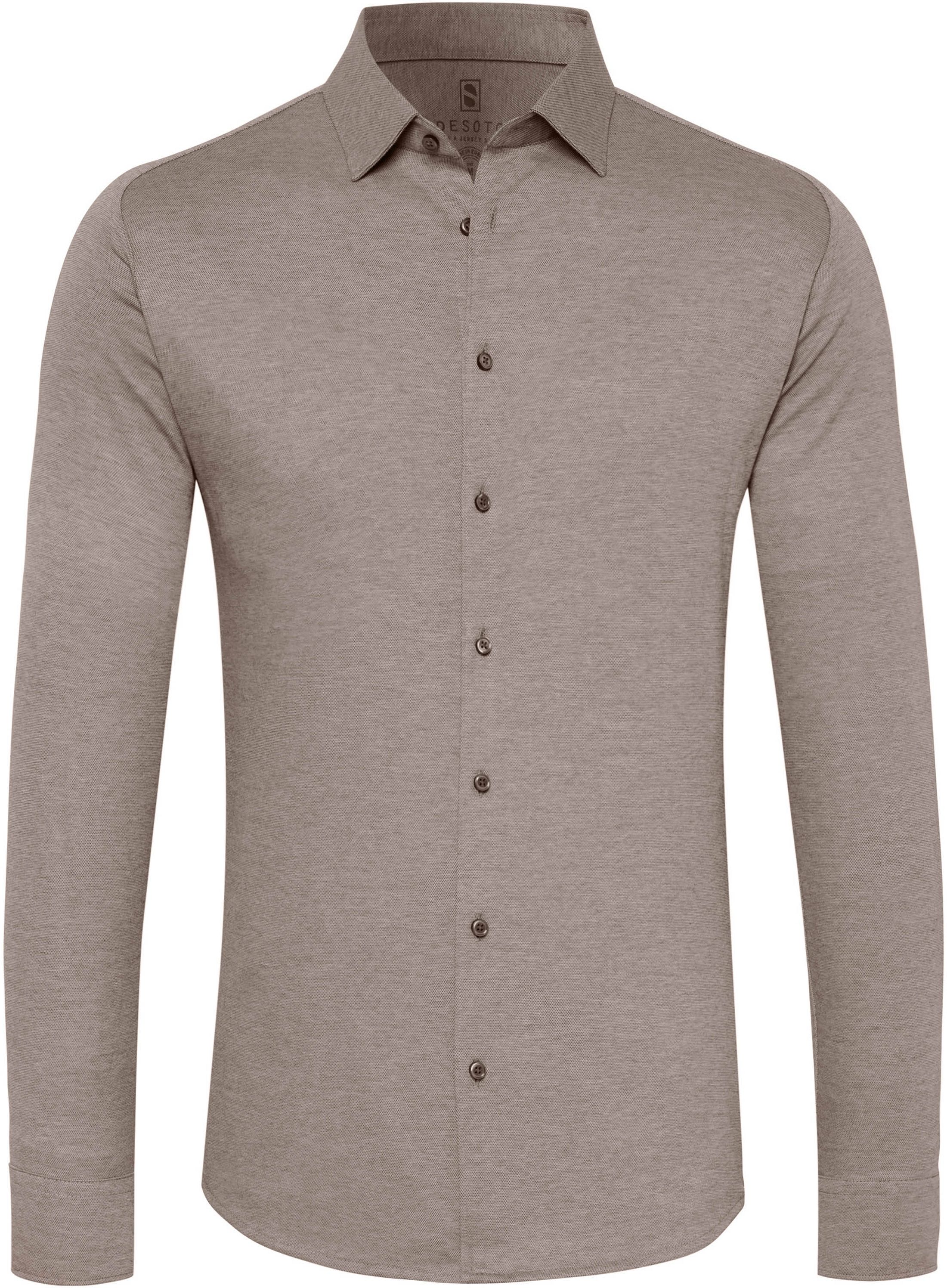 Desoto Shirt Non Iron Modern Kent Light Brown order online | 97028-3-850 | Suitable Norway