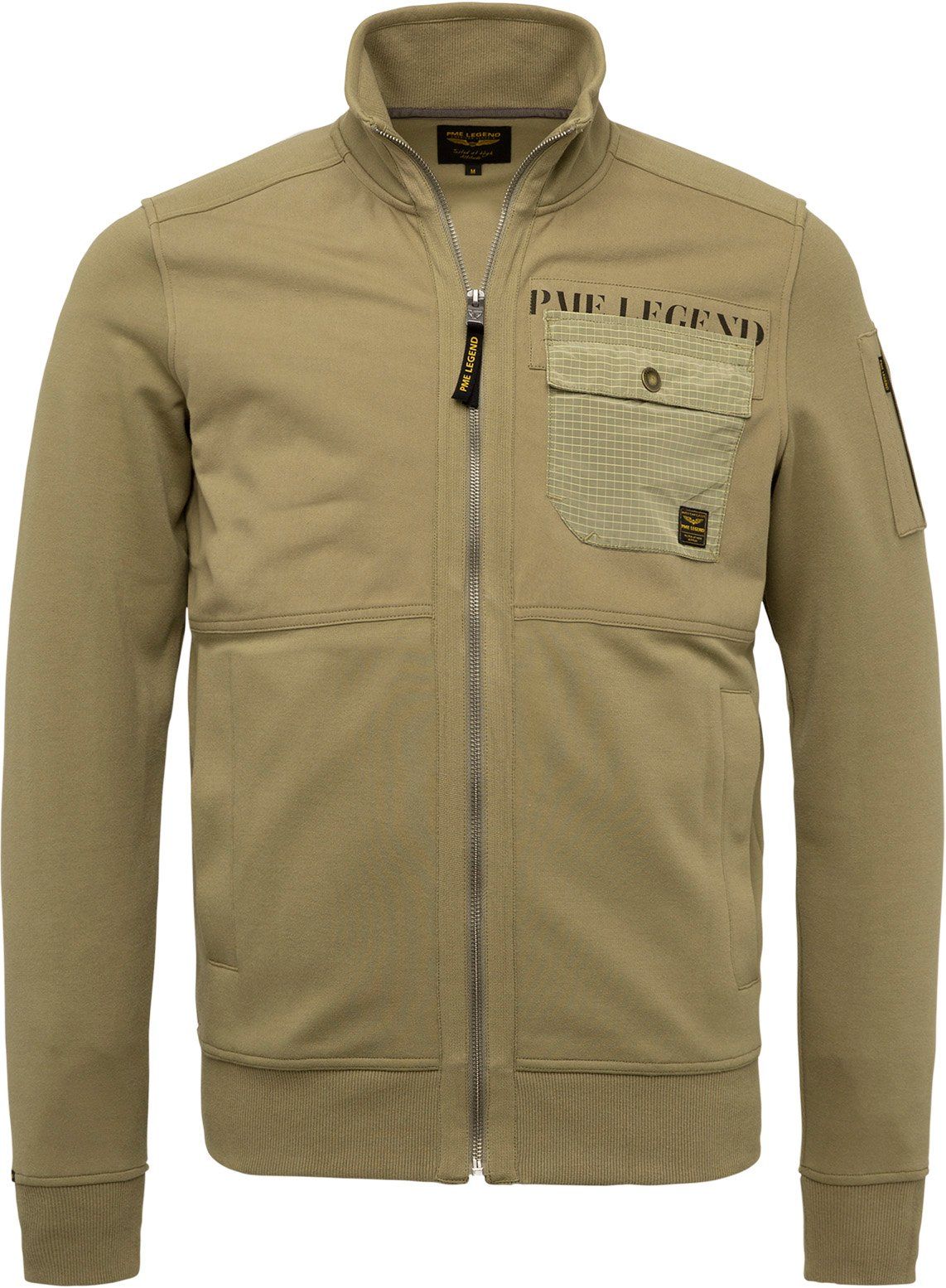 PME Legend Zip Jacket Khaki Brown size 3XL