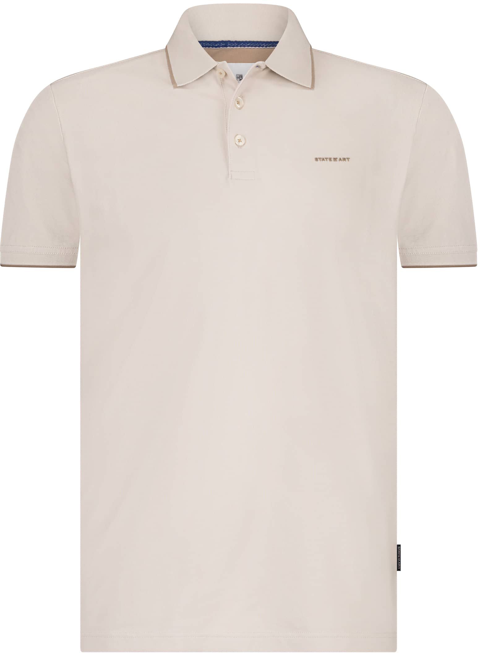  State of Art Poloshirt Piqué Greige order online | 46115400-1400 | Suitable Lithuania