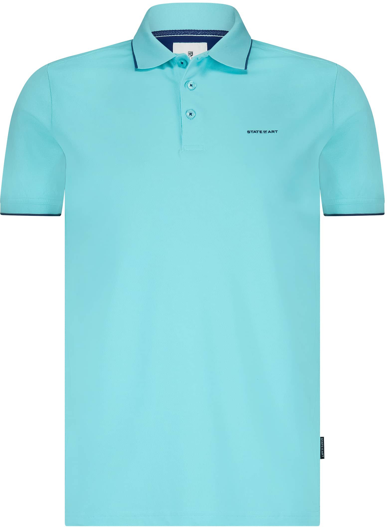 State of Art Poloshirt Piqué Hellblau 46115400-5200 kaufen | Suitable