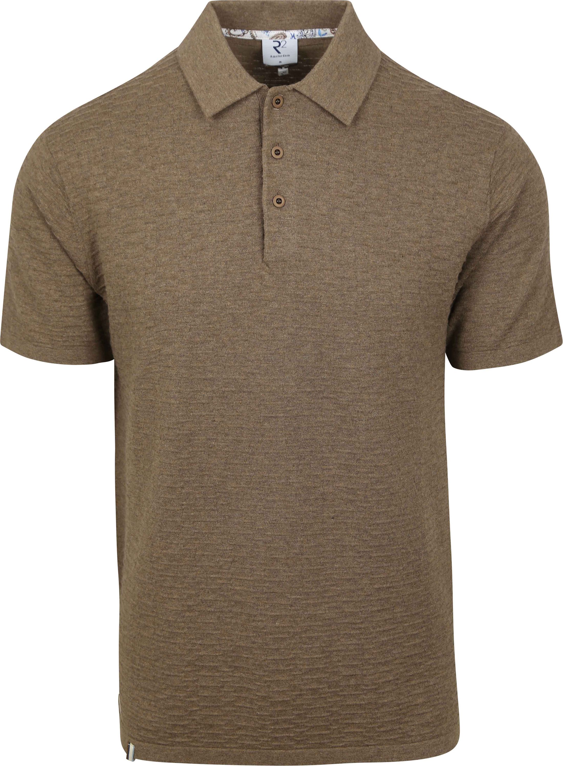 R2 Polo Knitted Taupe 128.KNITPOLO.002-042 kaufen | Suitable