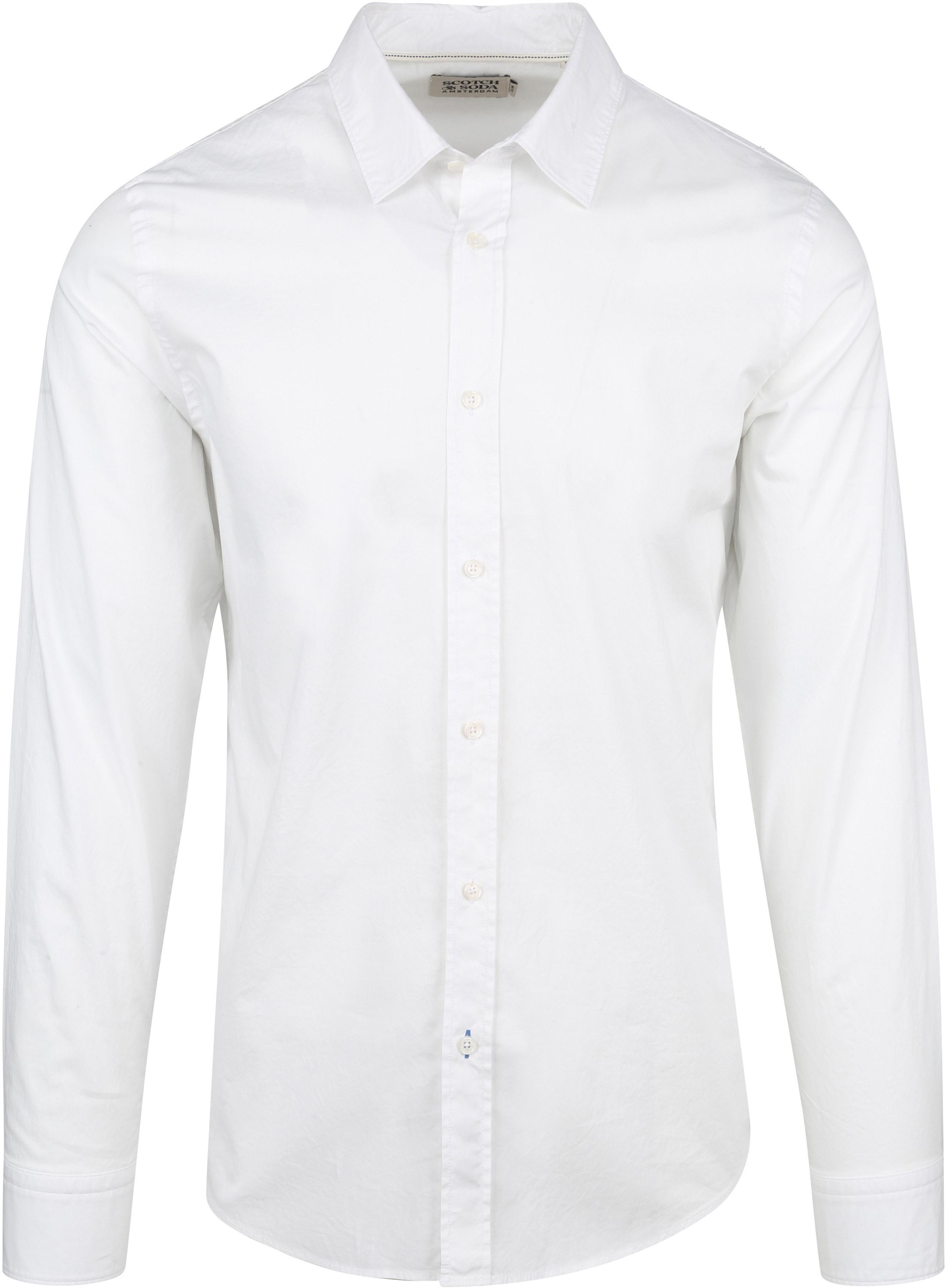 Scotch and Soda Slim-Fit Overhemd Wit 165316 kopen | Suitable