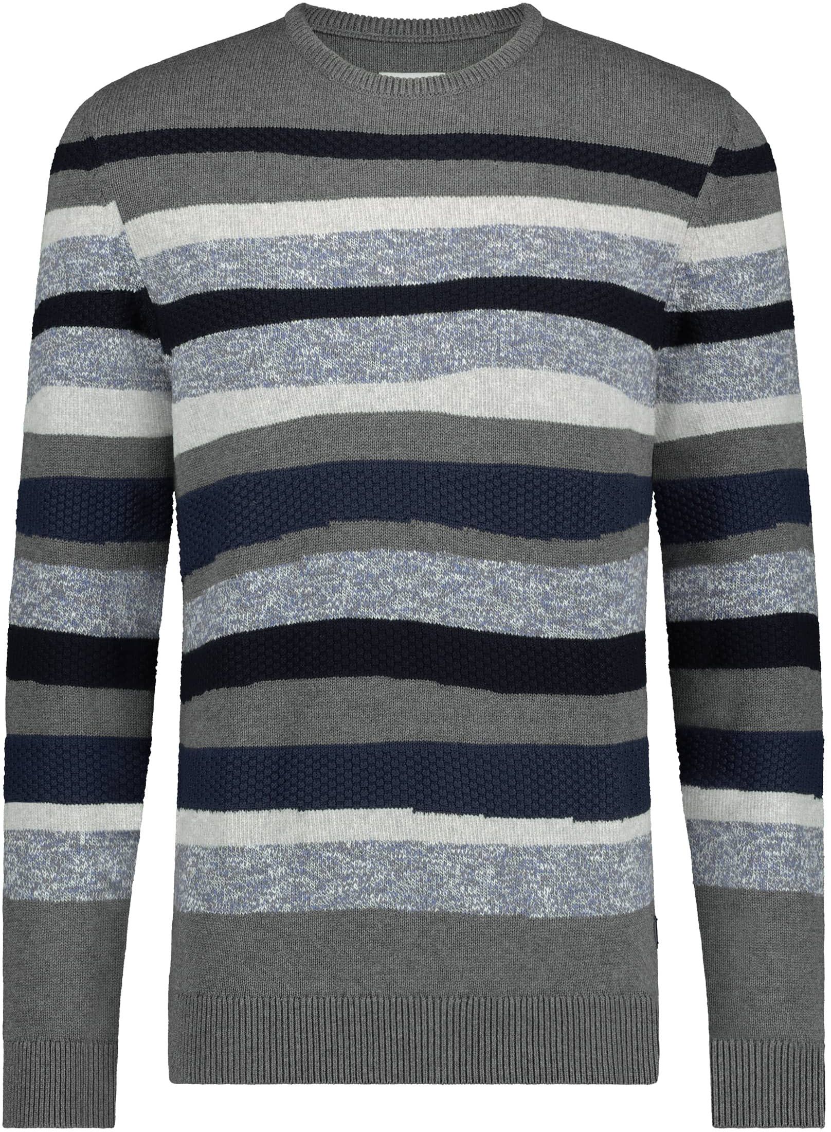 State of Art Pull Jacquard Rayé Gris  11422104 commander en ligne | Suitable