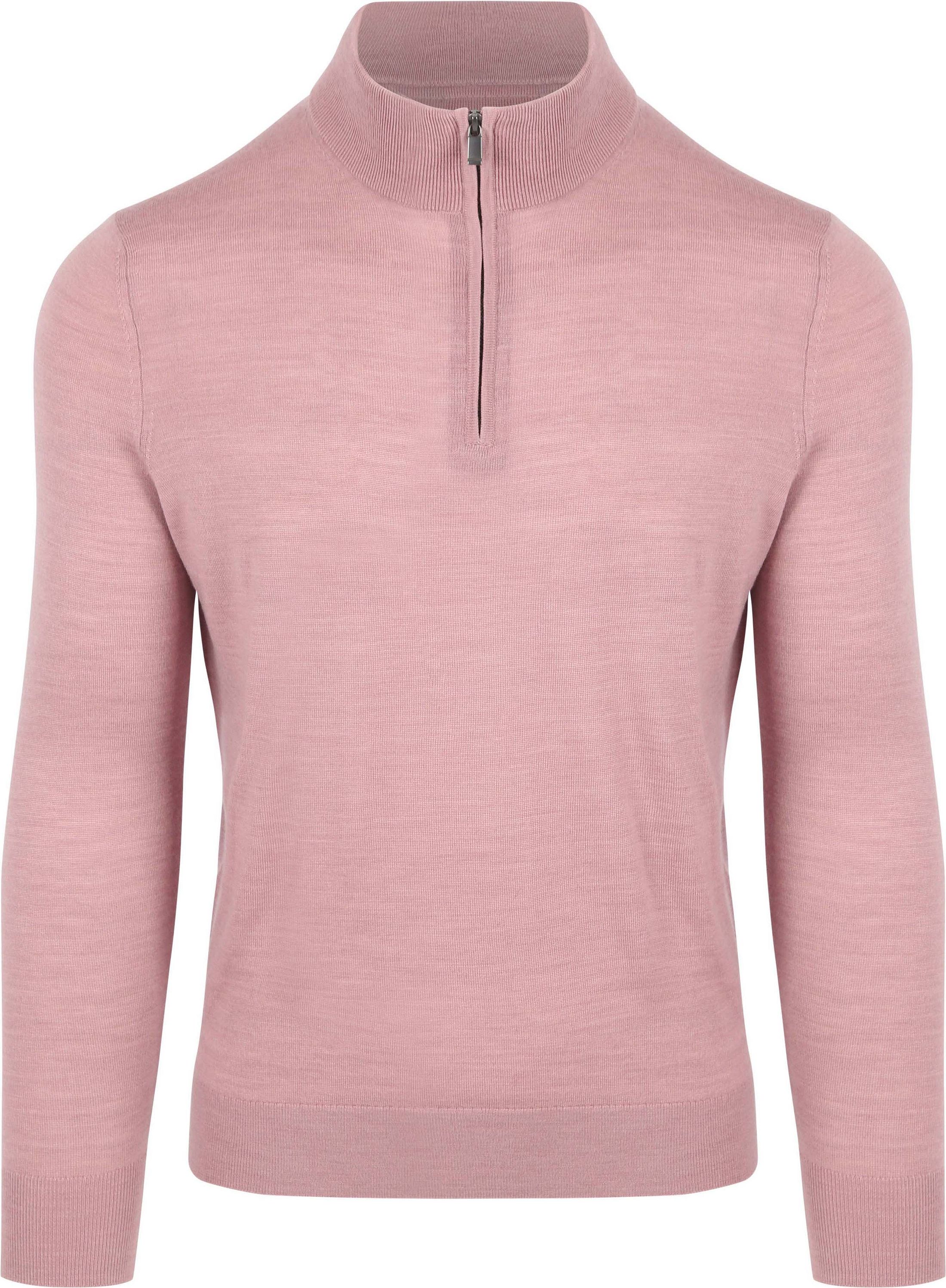 Suitable Merino Half Zip Sweater Pink PU-MRI-HZ-24 195393 Old Pink order online | Suitable