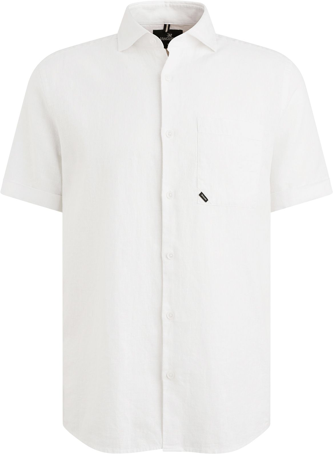 Vanguard Short Sleeve Overhemd Linnen Blend Wit VSIS2505280-7003 kopen | Suitable
