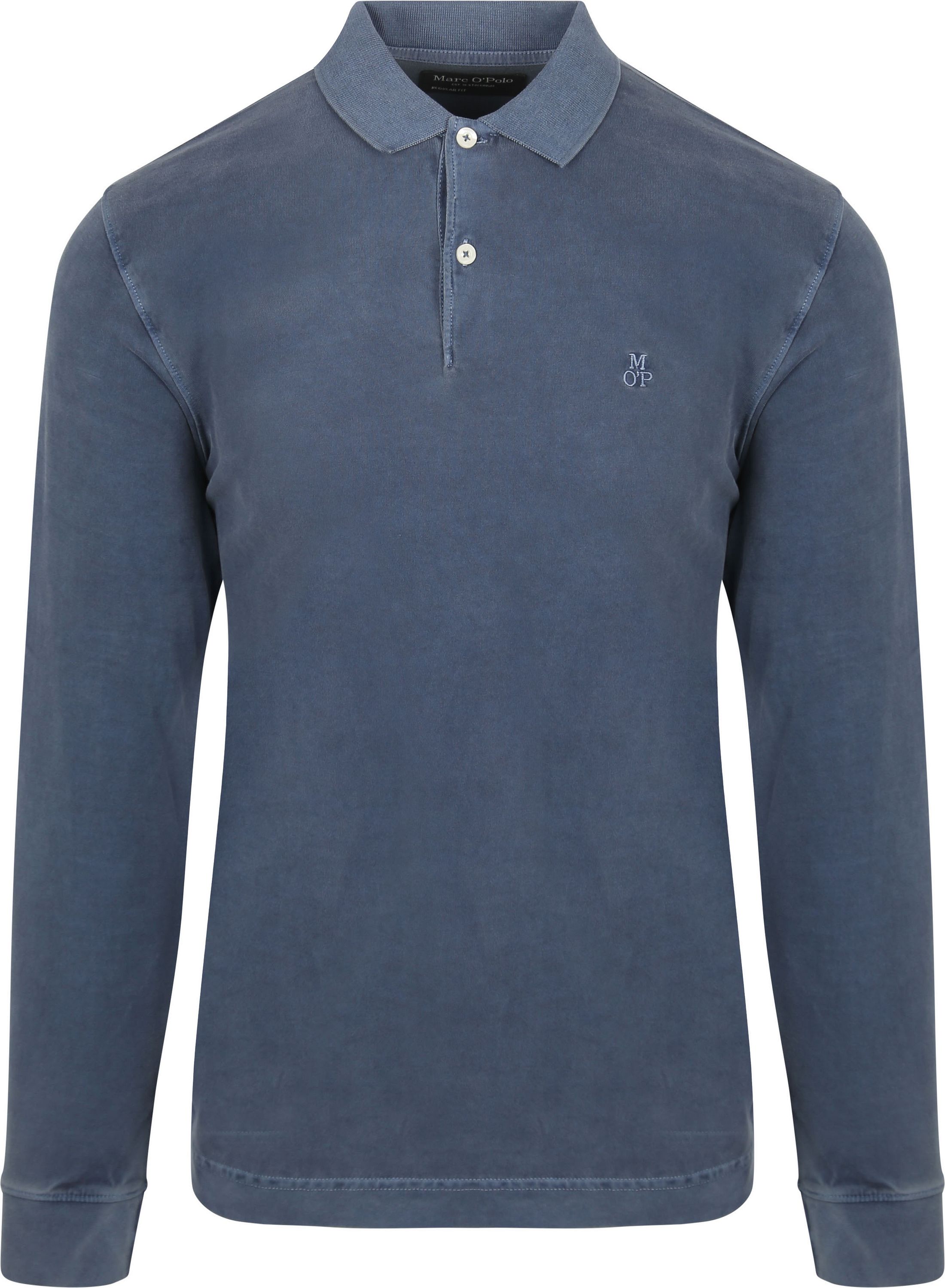 Marc O'Polo Longsleeve Polo Shirt Dark Blue order online | 528223655004-849 | Suitable Lithuania