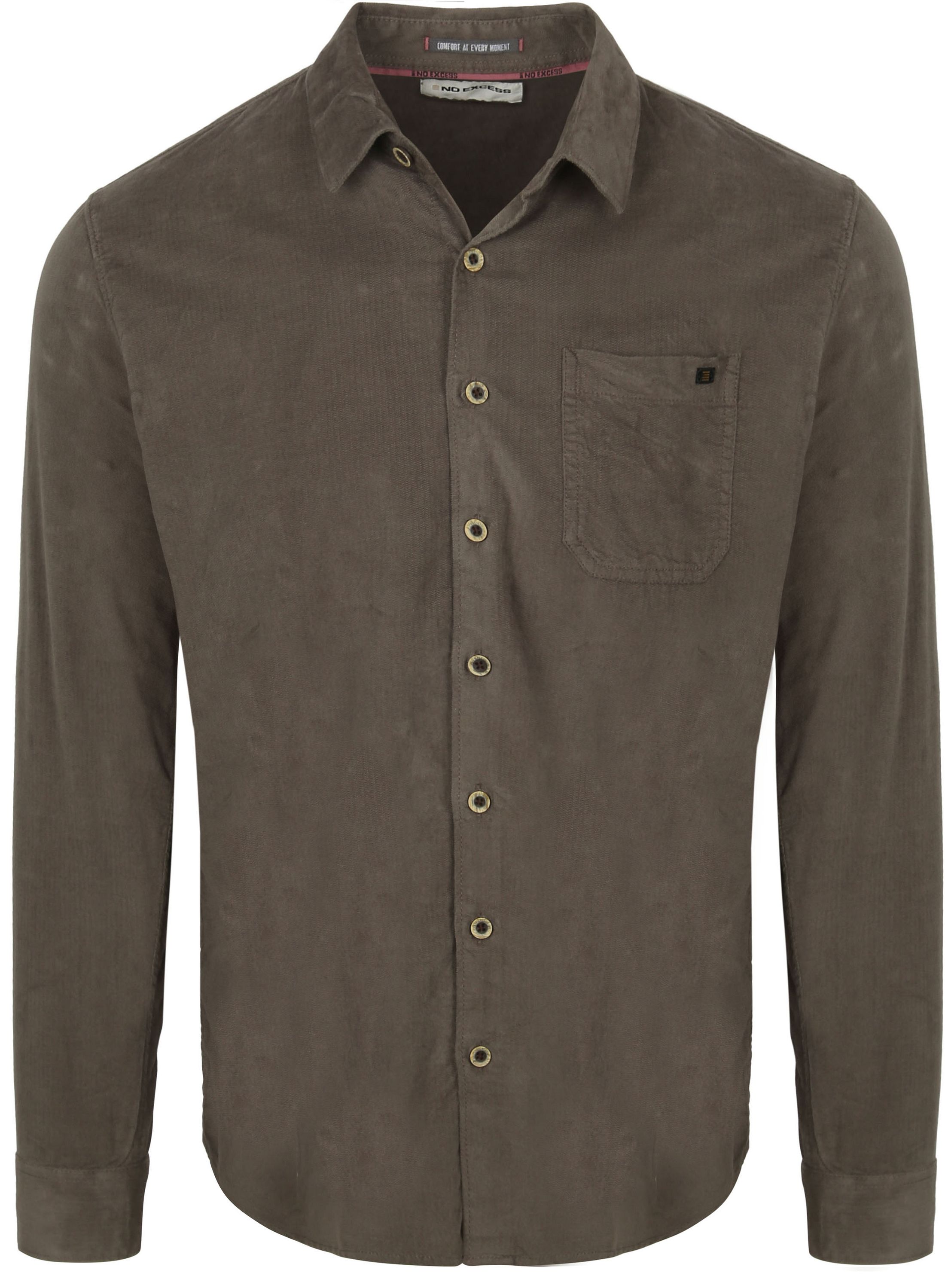 No Excess Fine Corduroy Hemd Dark Clay 29430843-118 kaufen | Suitable
