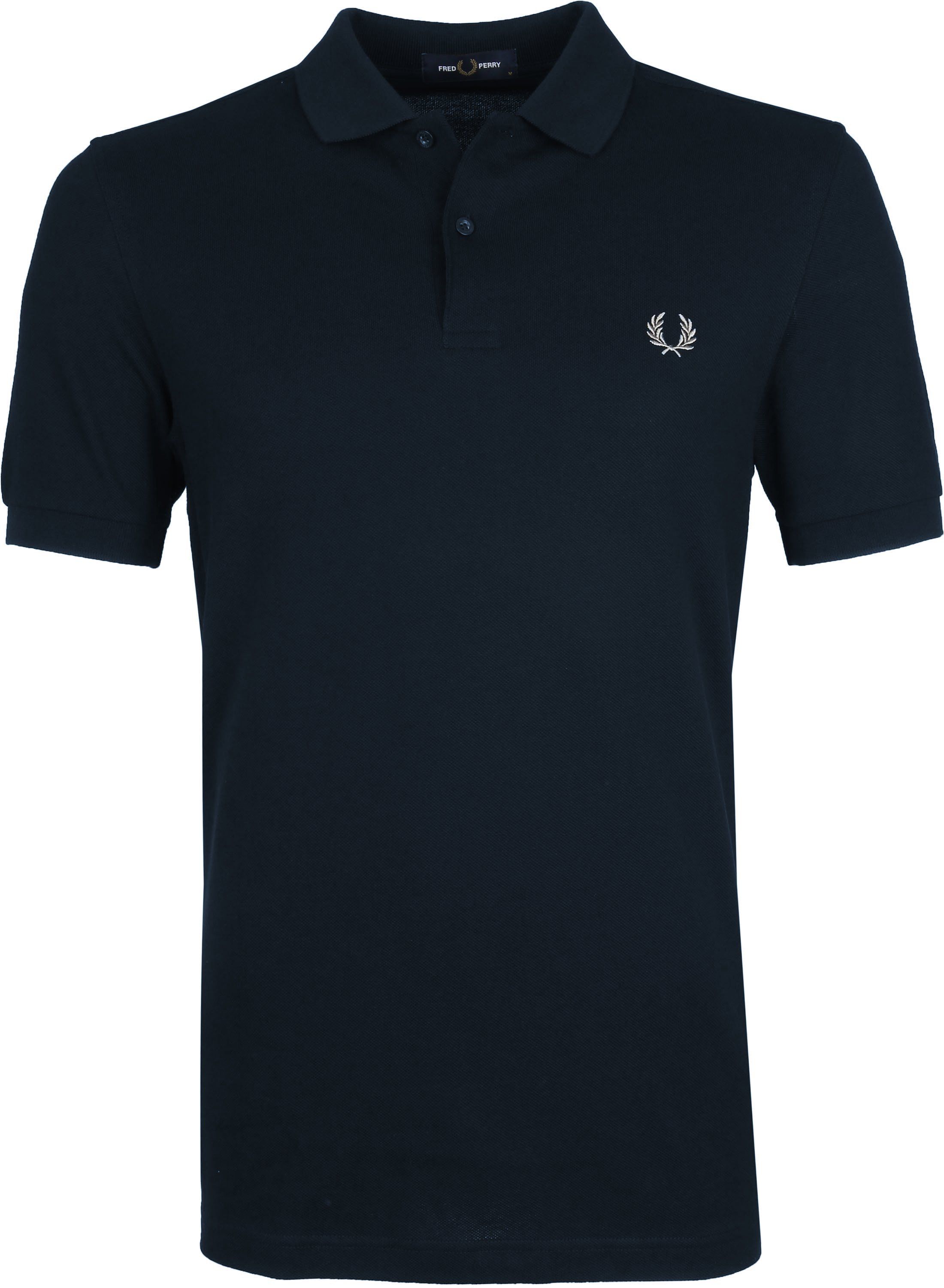 Fred Perry Polo Shirt Basic Navy Dark Blue Blue size L