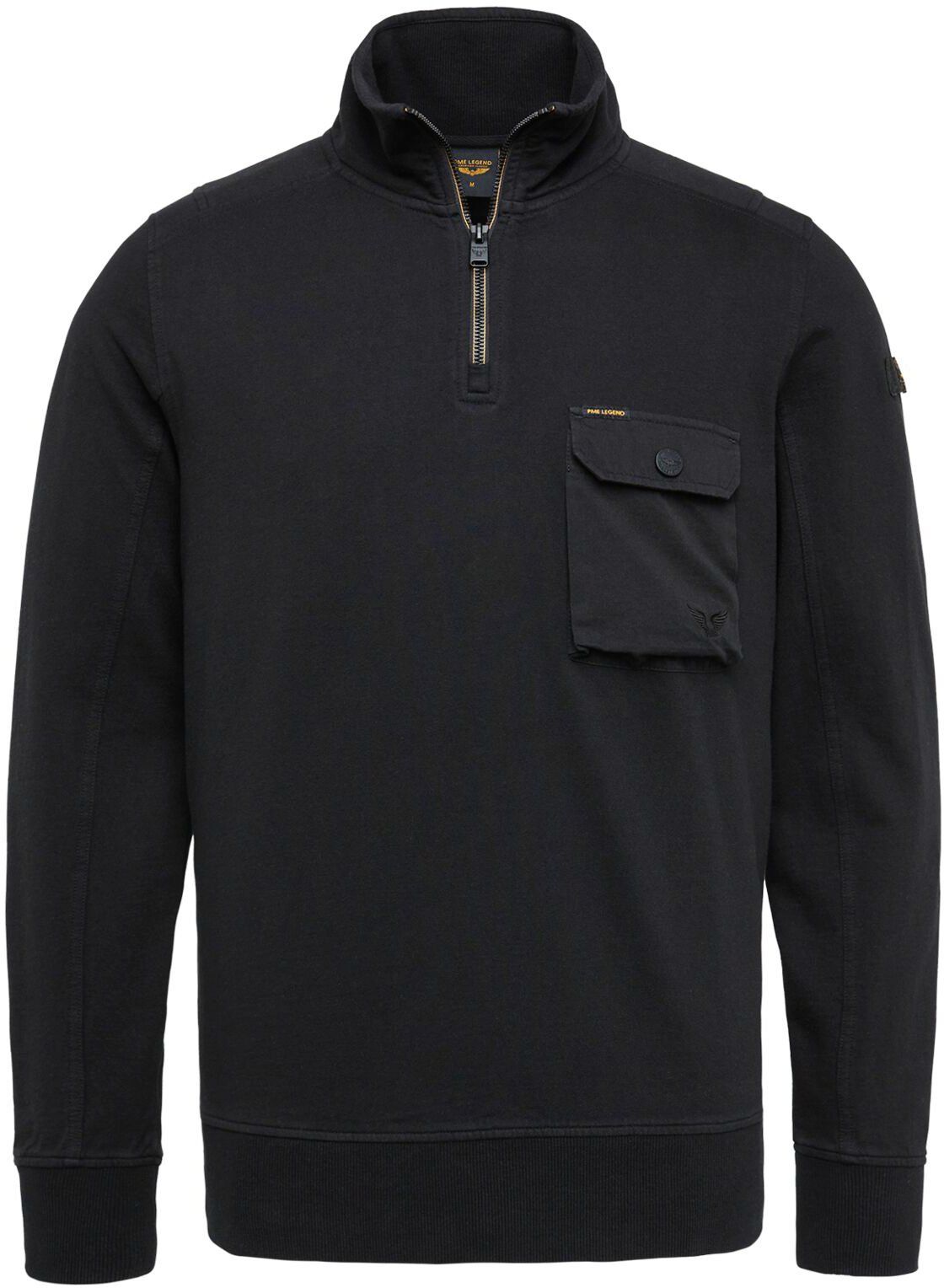 PME Legend Half Zip Pullover Black size 3XL