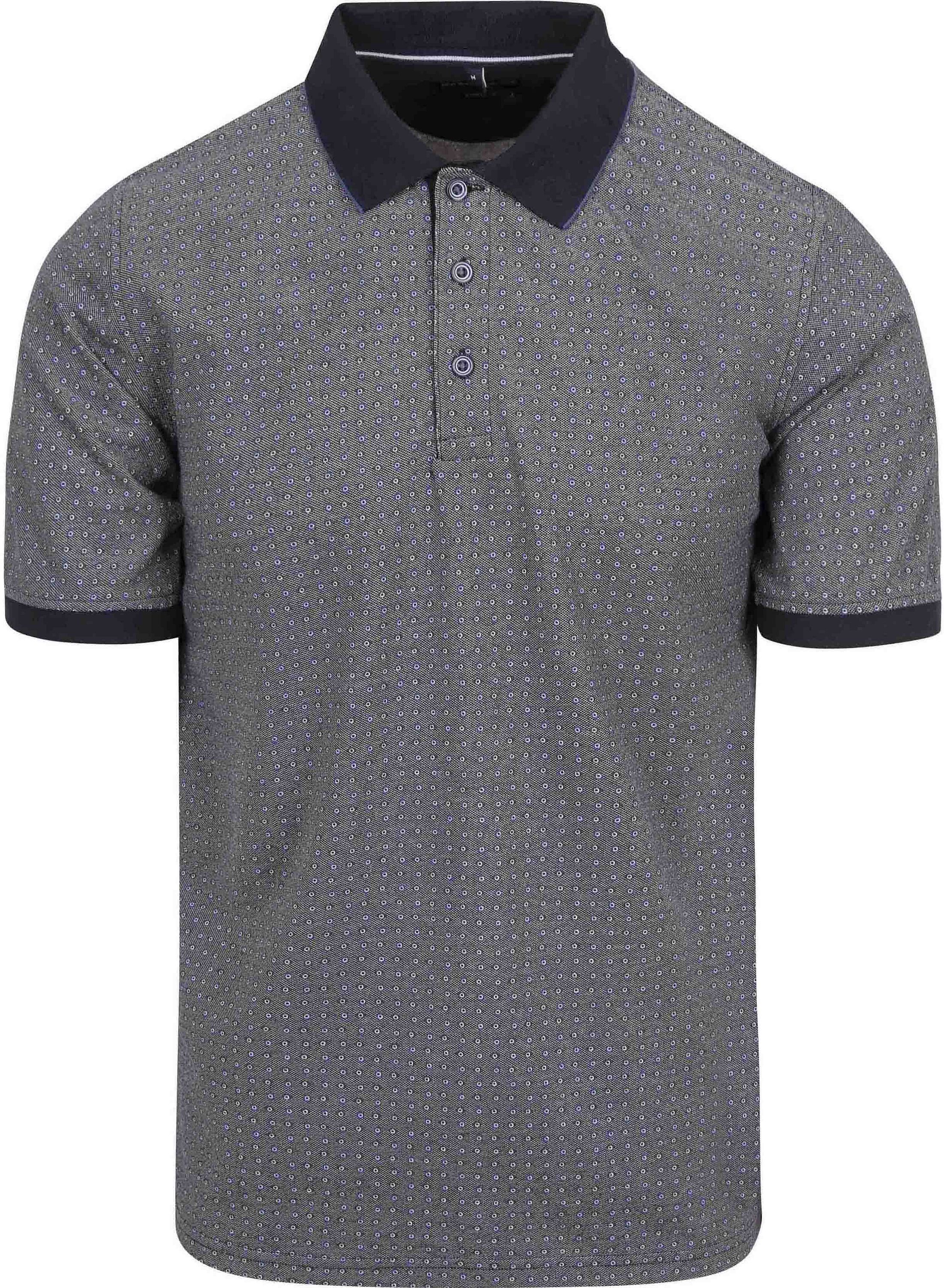 Casa Moda Poloshirt Druck Grau Blau 933996400-116 kaufen | Suitable