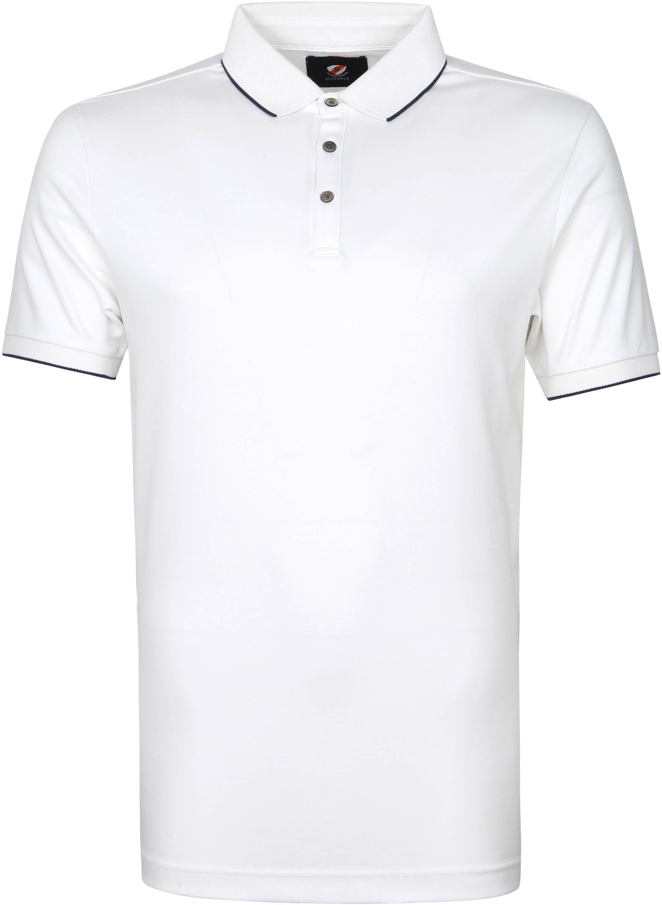 Suitable Polo Shirt Liquid White size XXL