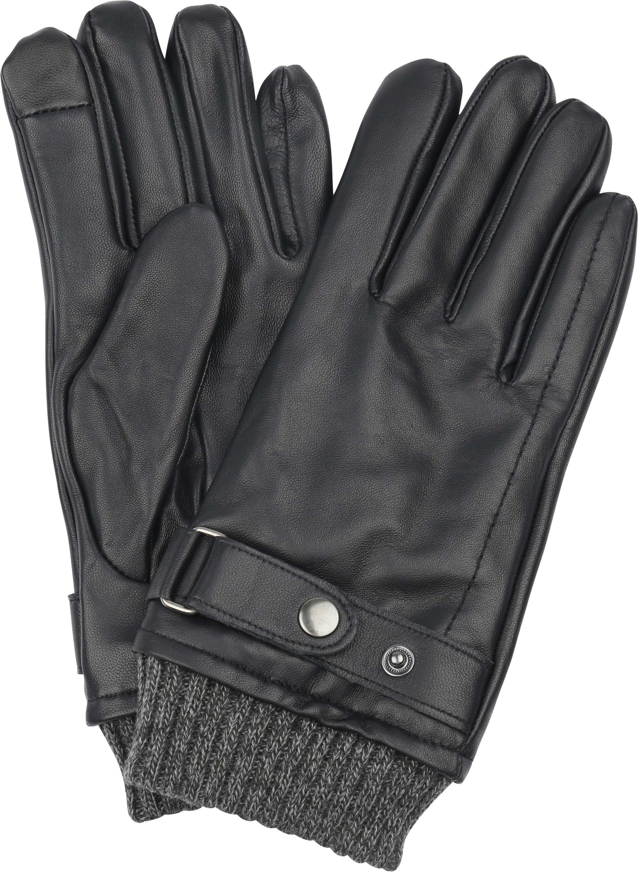 Suitable Handschoen Nappa Leer Zwart GL-nappa-basic23-01 kopen | Suitable
