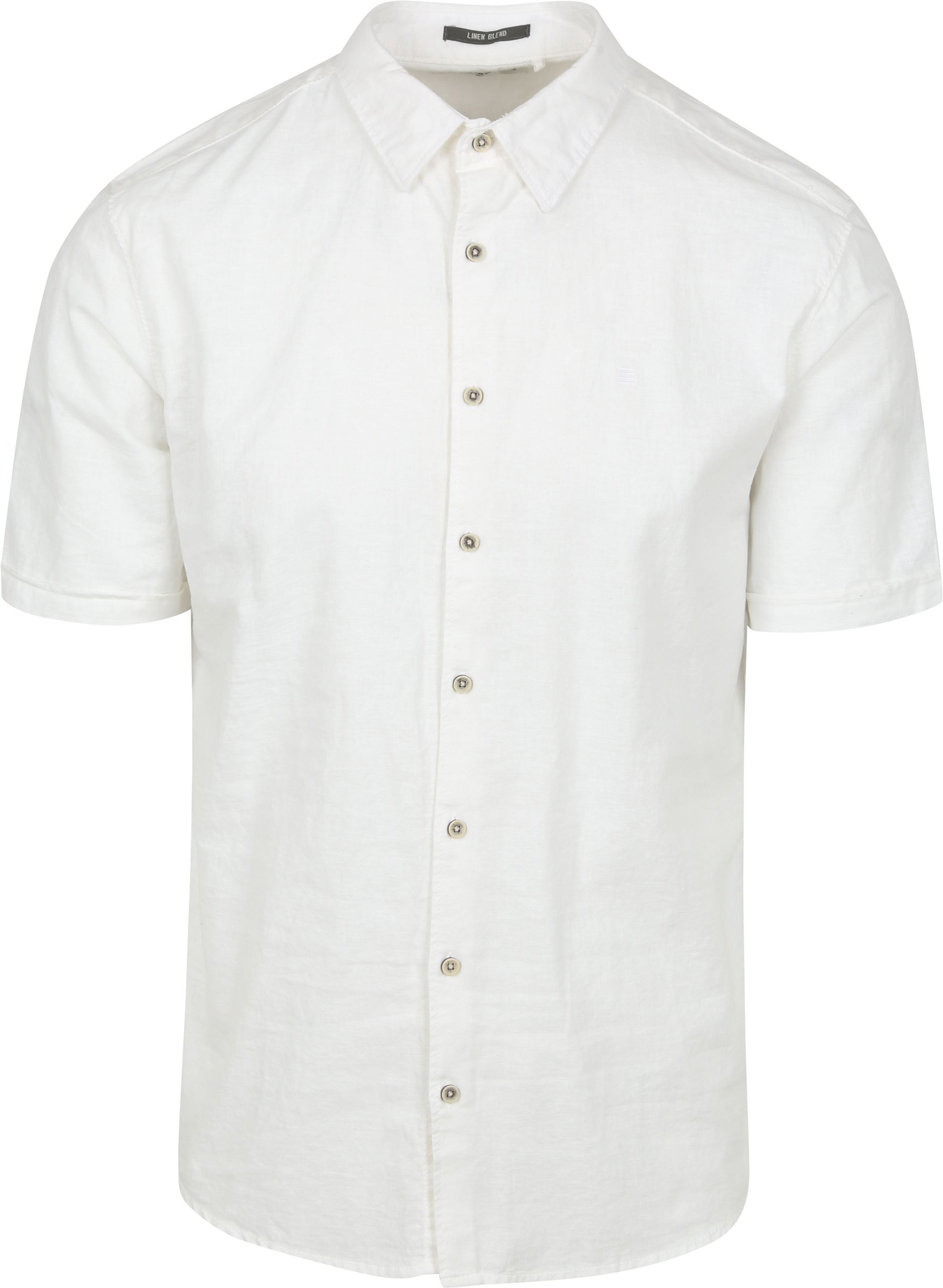 No Excess Short Sleeve Hemd Linen Blend Weiß 27480321SN-010 kaufen | Suitable