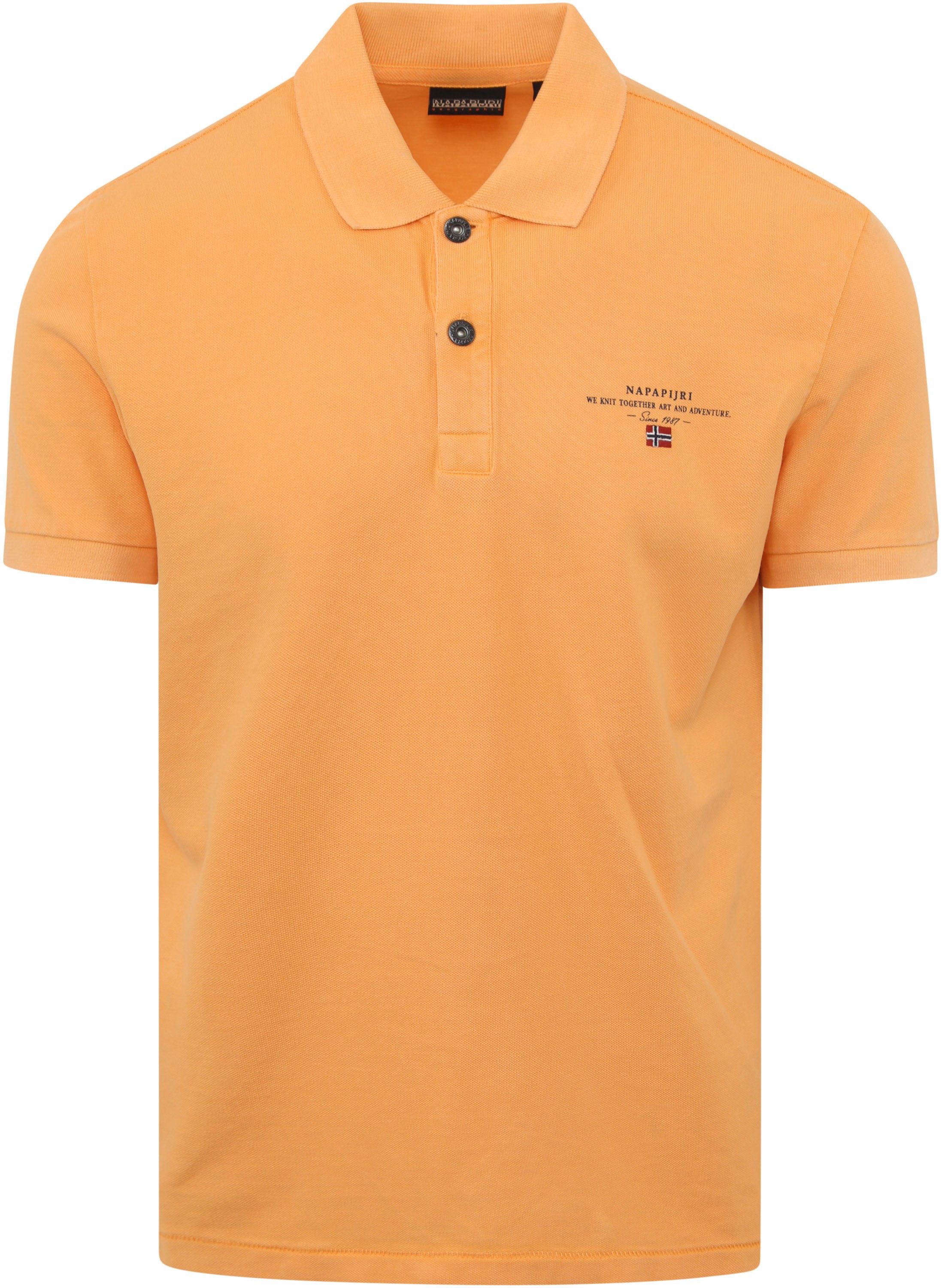 Napapijri Polo Elbas Orange NP0A4GDLA571 order online | Suitable