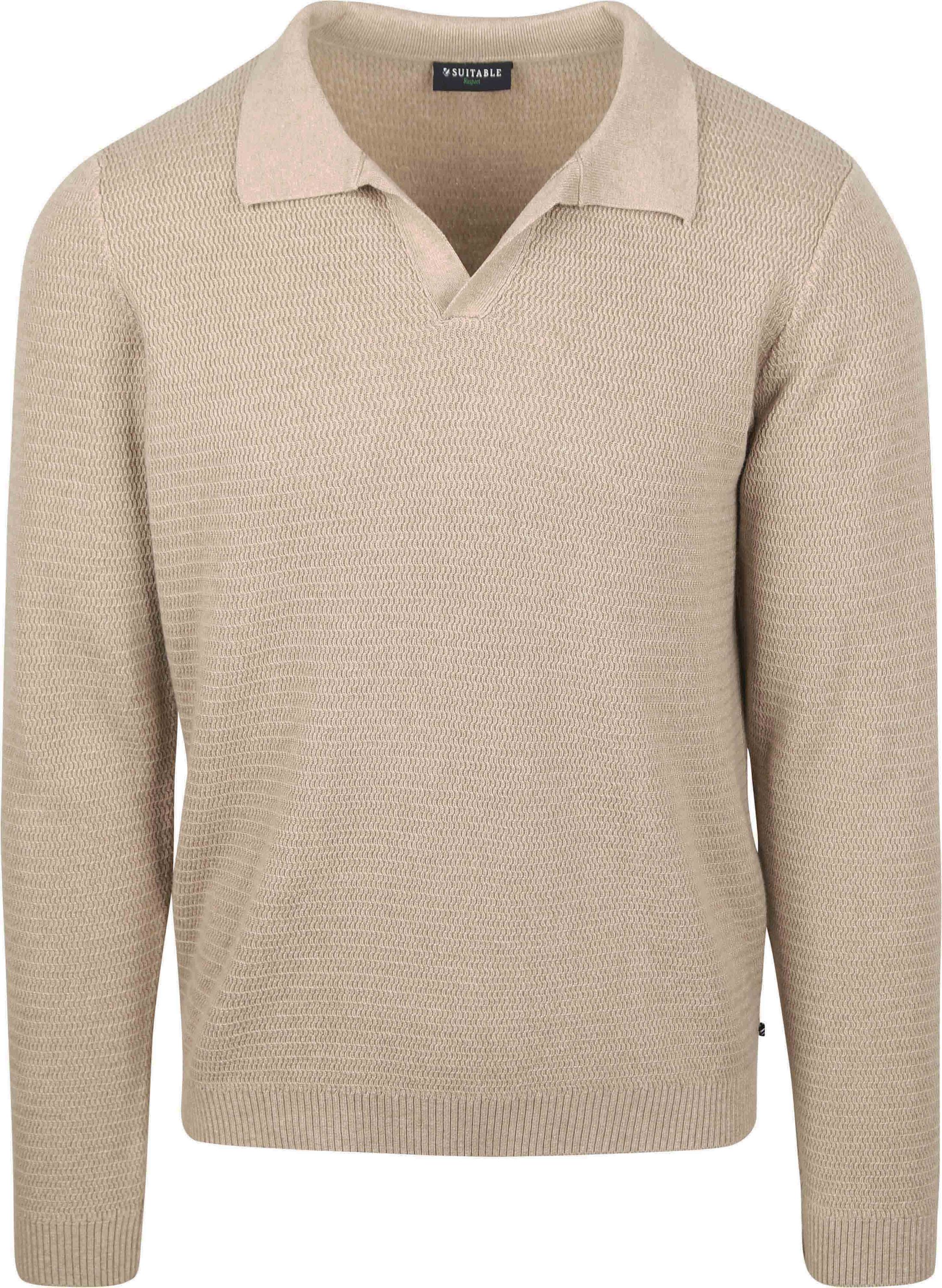 Suitable Pullover Riva Structure Melange Sand RSP-25-STRUCRIVA-SA order online | Suitable