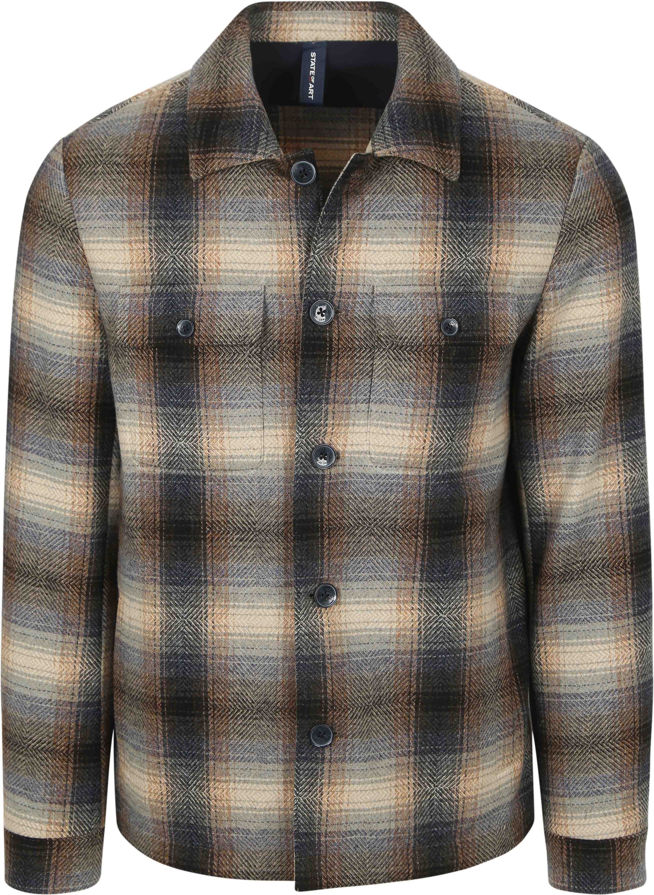 State Of Art Overshirt Checks Wool Blend Multicolour order online | Suitable
