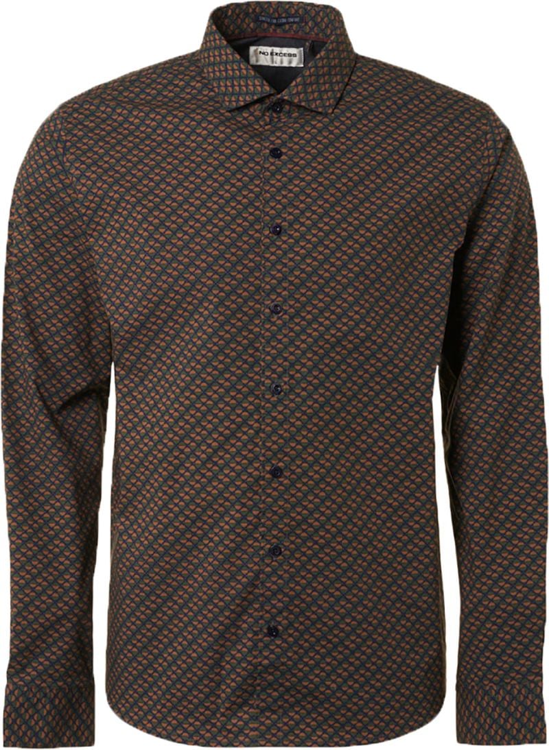 No Excess Shirt Print Caramel order online | 21450936-048 | Suitable Norway