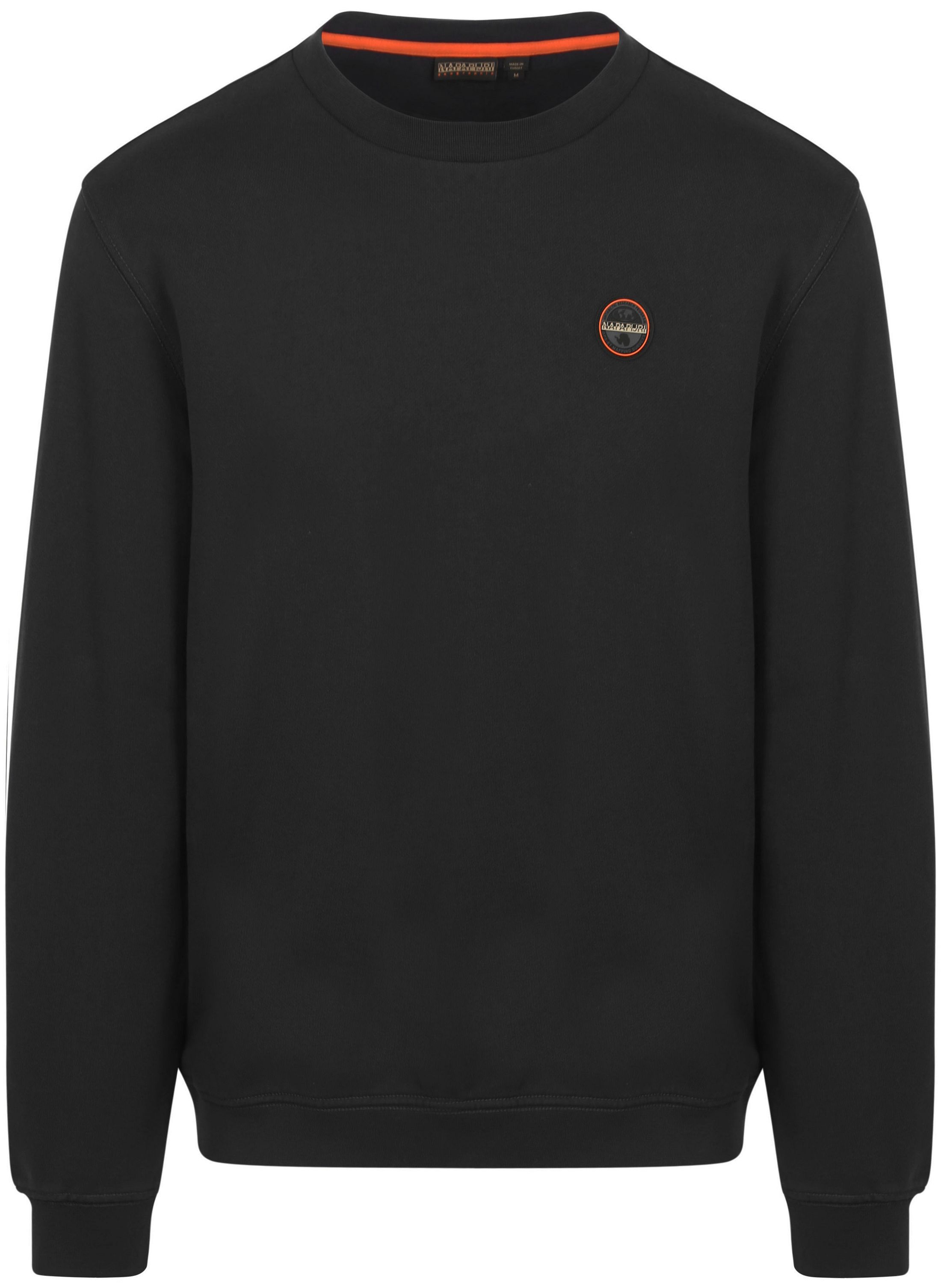 Napapijri Badge Sweater Black order online | NP0A89469411 | Suitable Greece