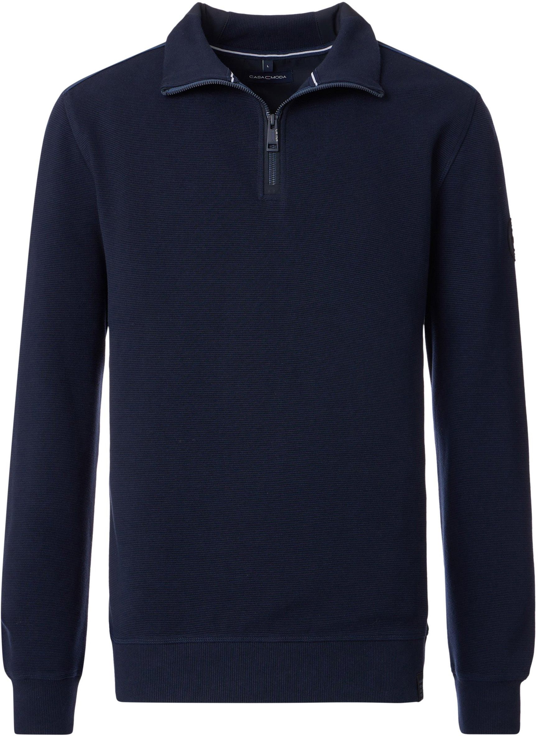 Casa Moda Half Zip Sweat Navy  444303400-108 order online | Suitable