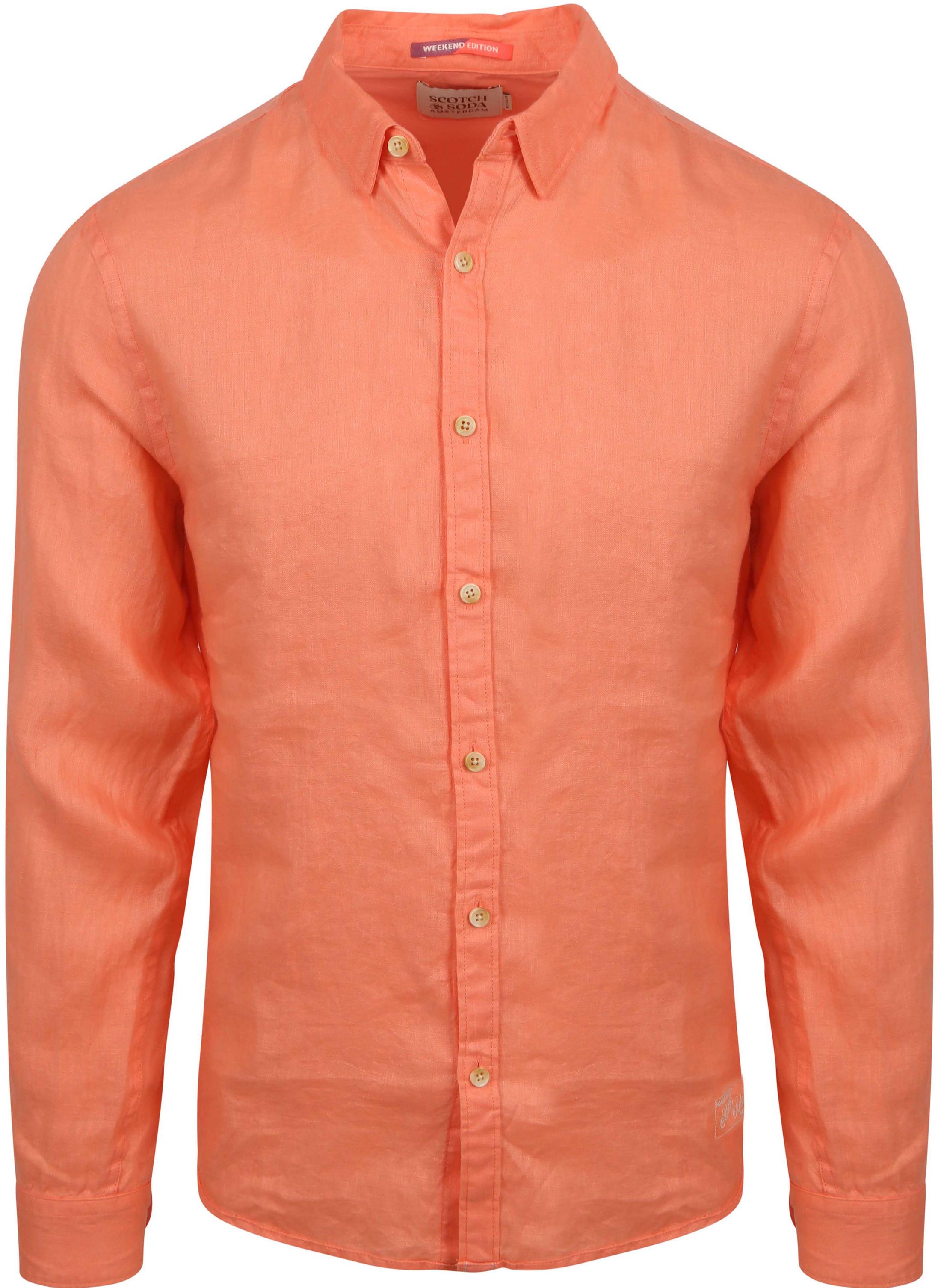 Scotch and Soda Leinen Hemd Lachs 177150-2748 kaufen | Suitable